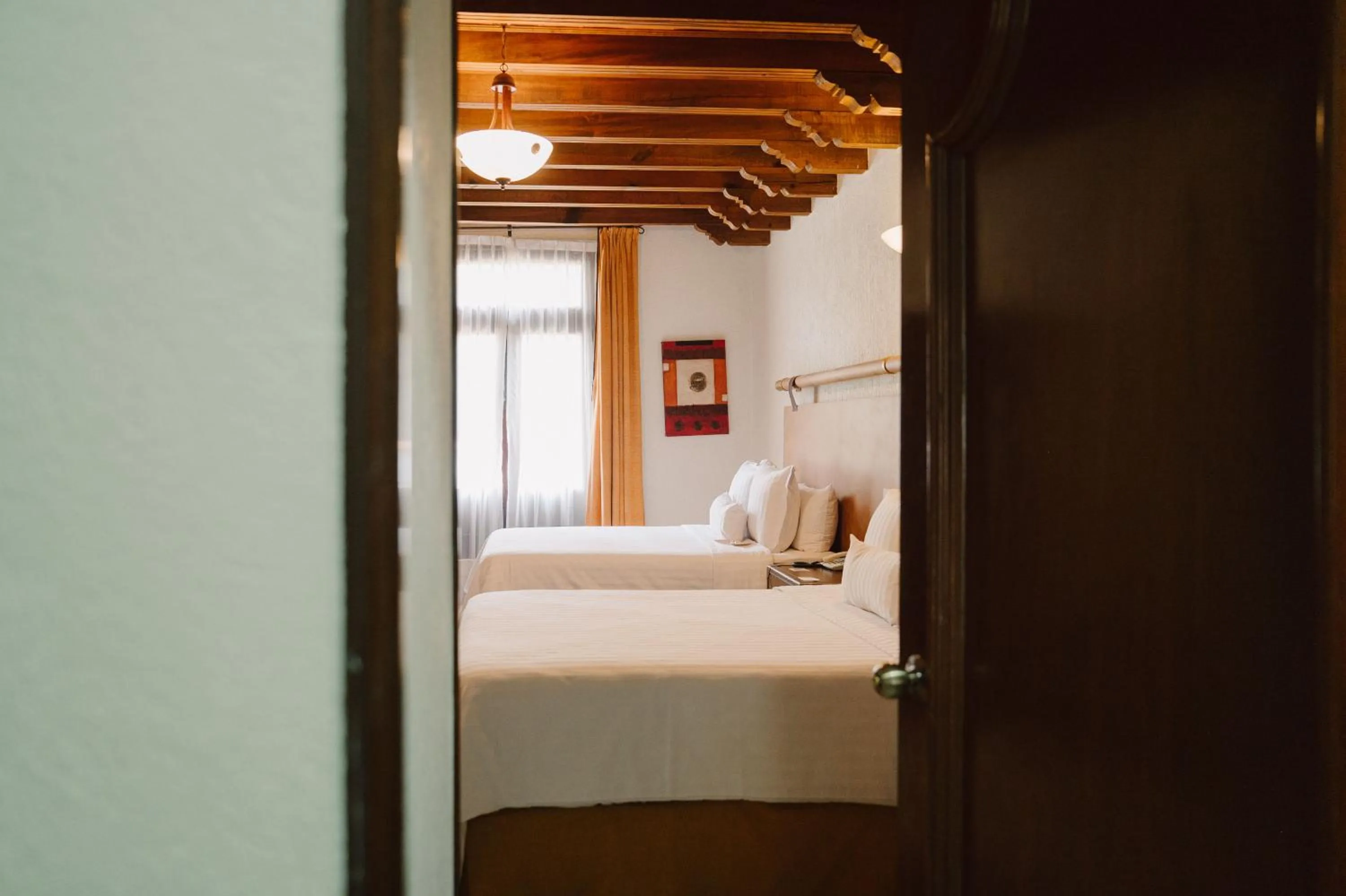 Bed in Hotel Hacienda la Venta