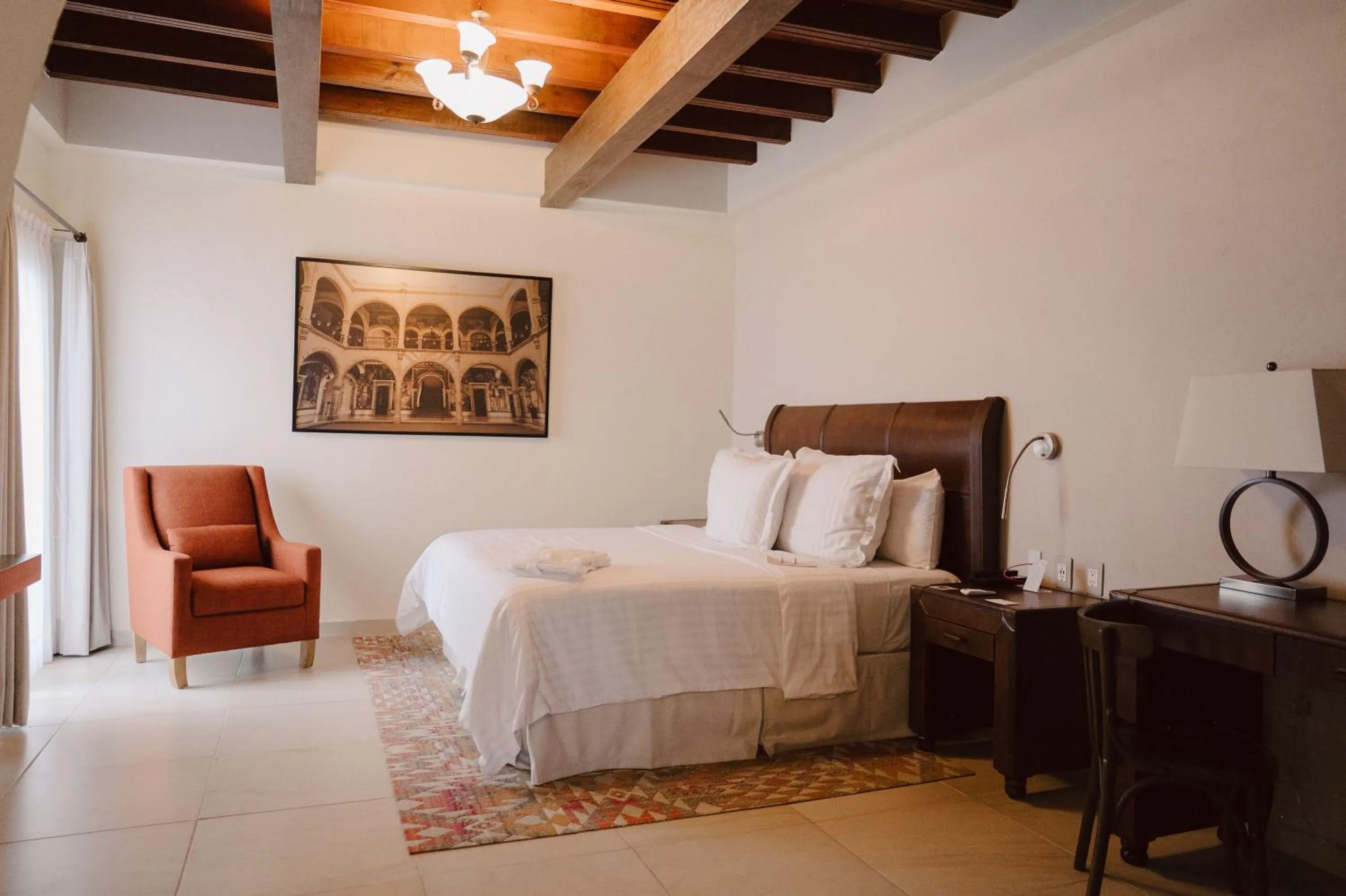 Bed in Hotel Hacienda la Venta