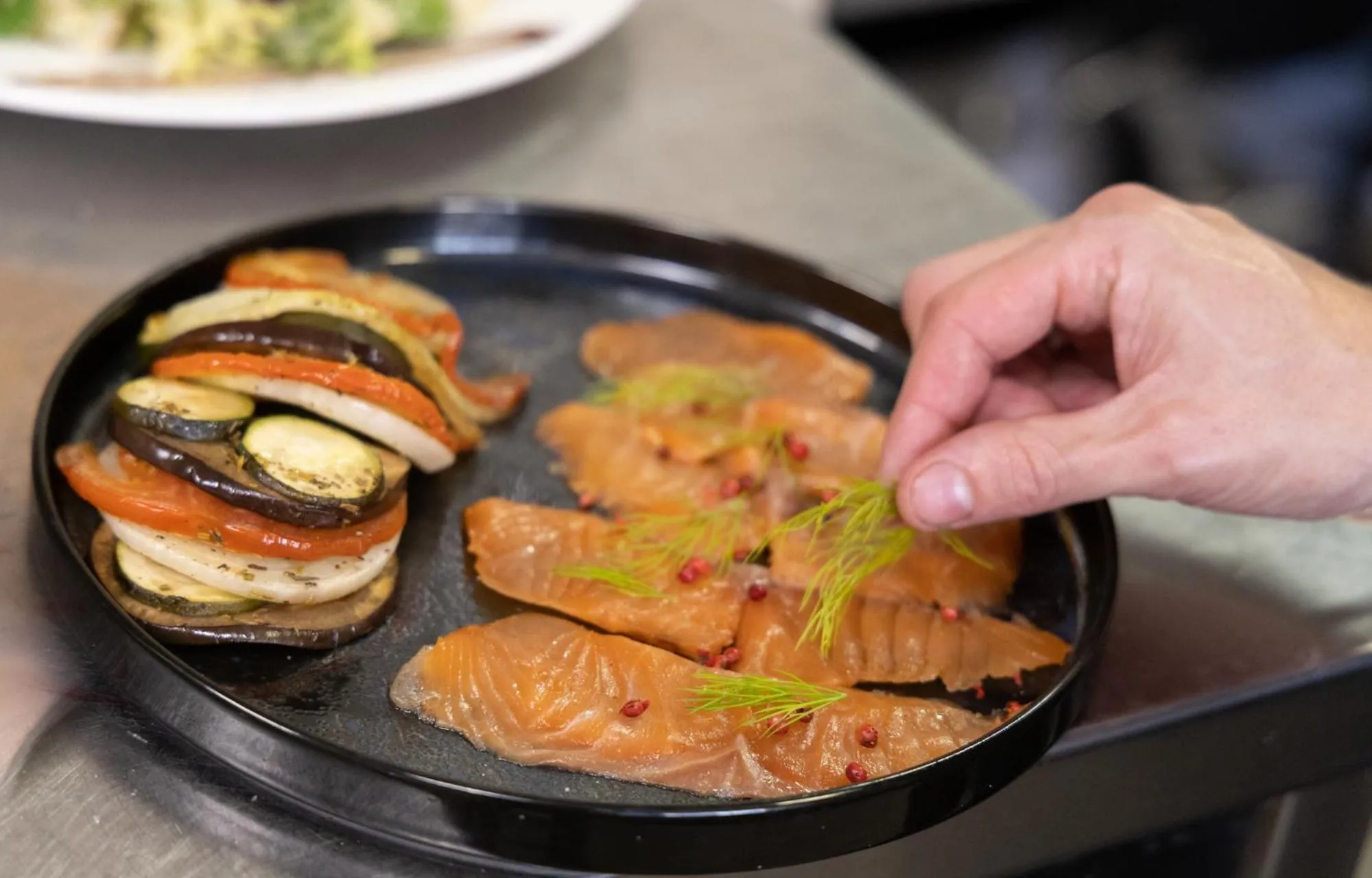 Restaurant/places to eat in The Originals Boutique, Hotel l'Occitan, Aubagne