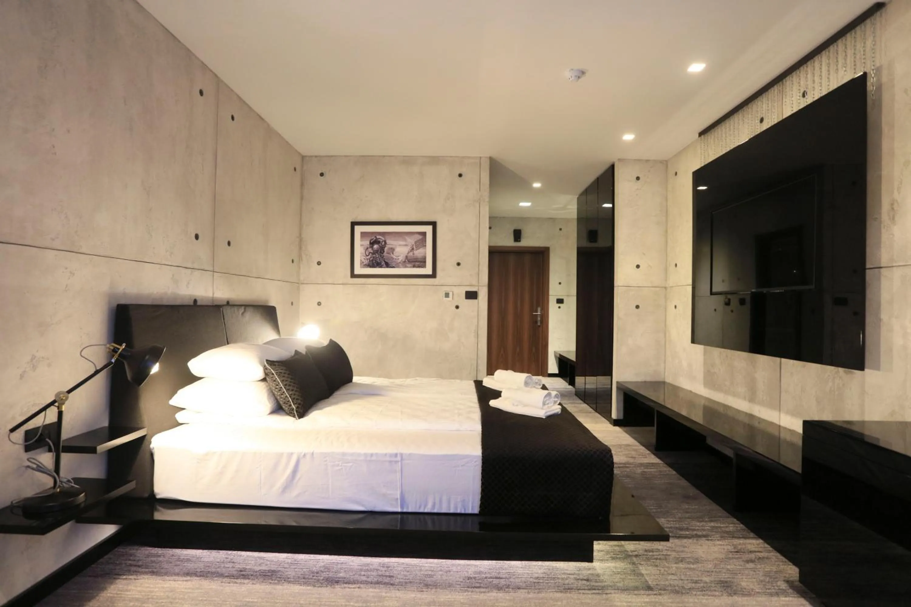 Bed in Carpe Diem Boutique Hotel