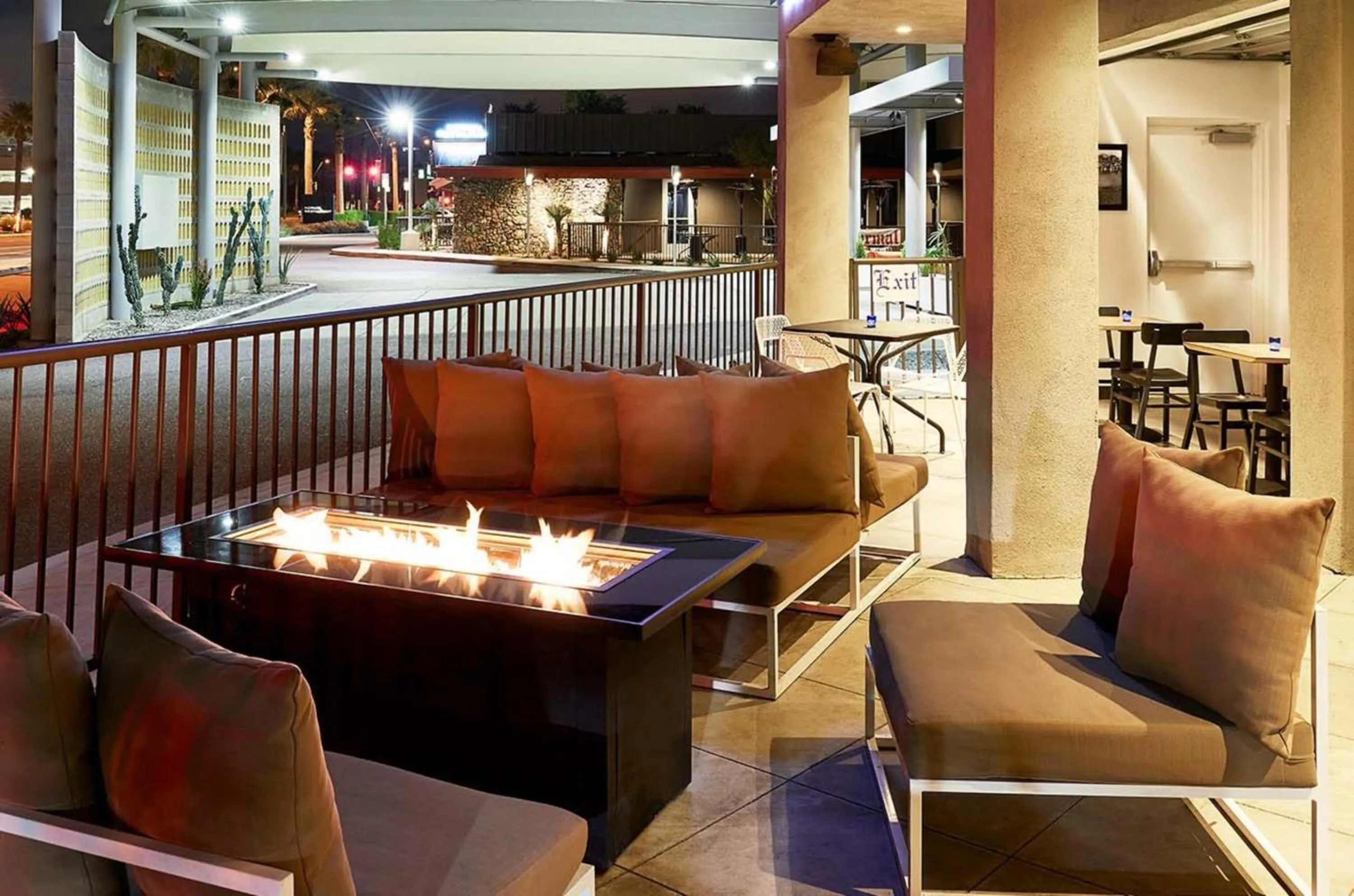 fireplace in Graduate by Hilton Tempe