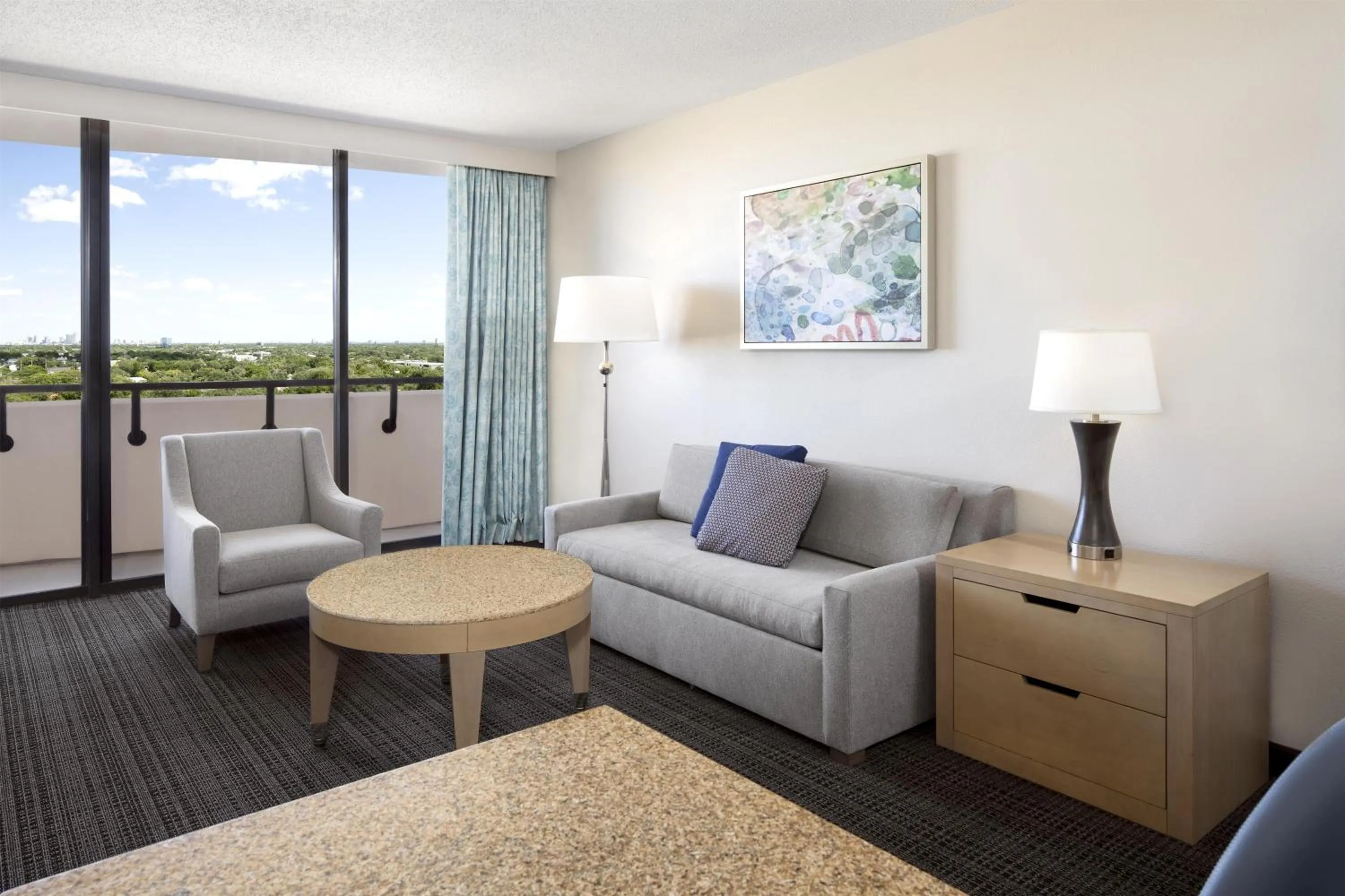 Living room in Embassy Suites by Hilton Tampa Airport Westshore