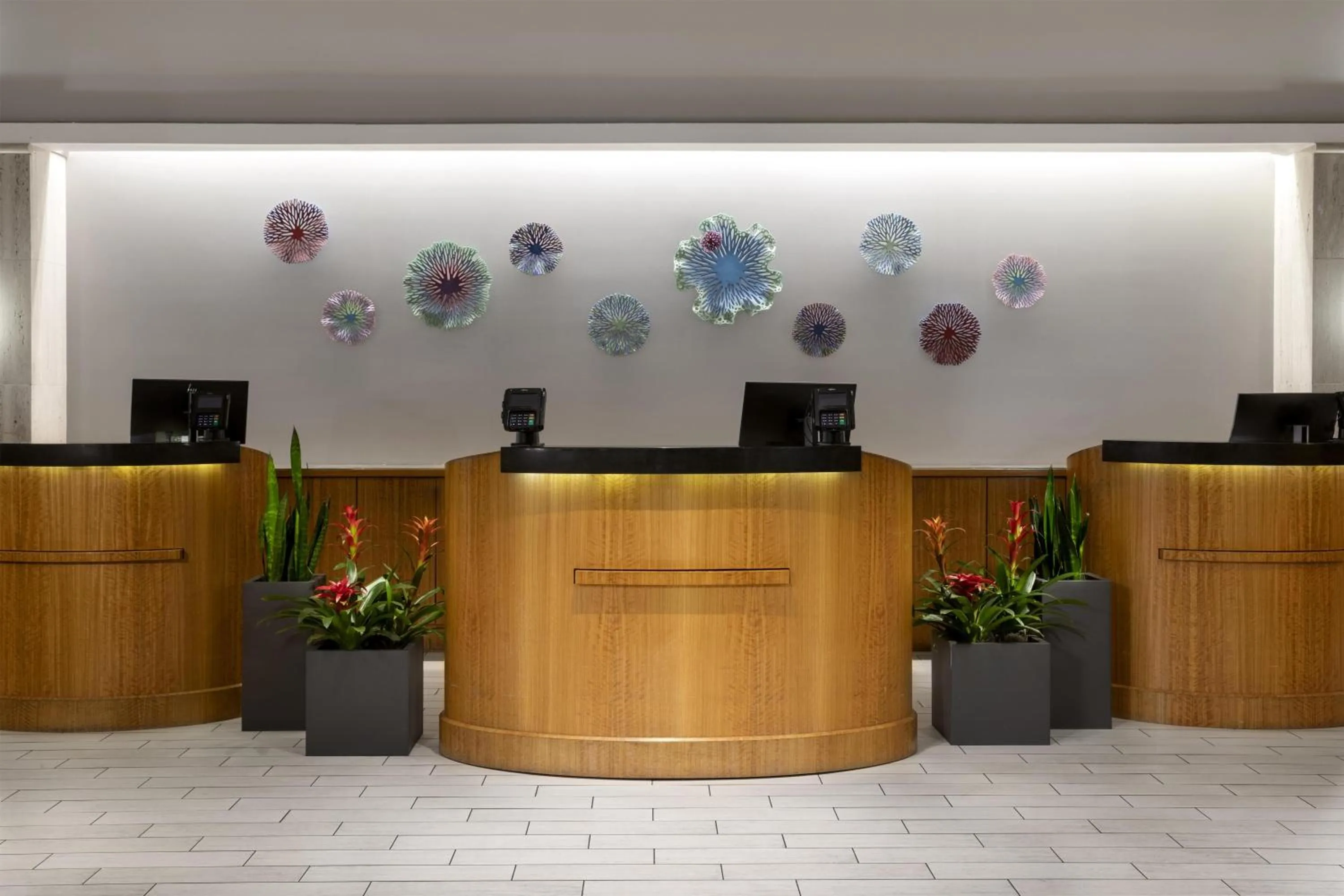 Lobby or reception in Embassy Suites by Hilton Tampa Airport Westshore