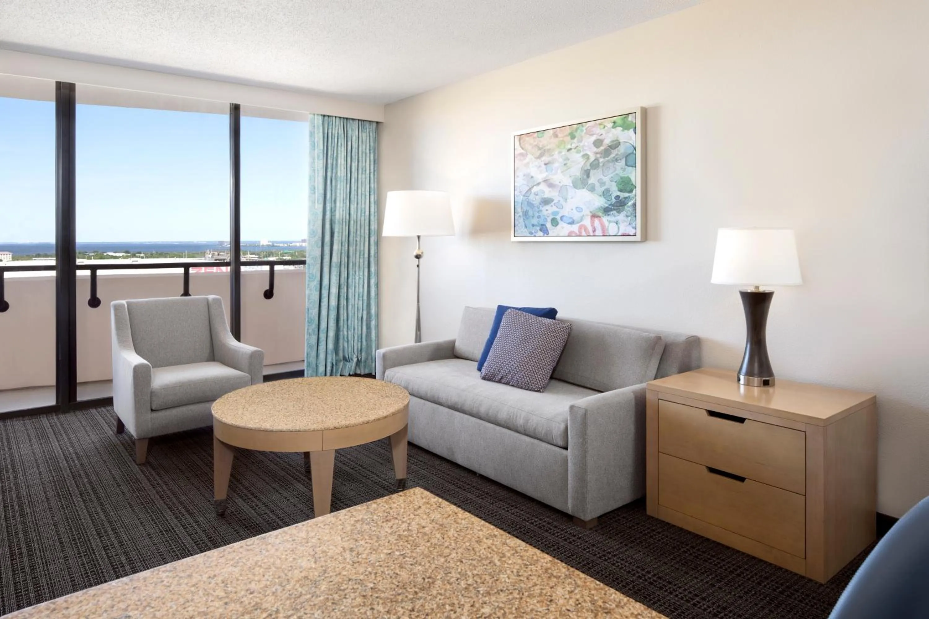 Living room in Embassy Suites by Hilton Tampa Airport Westshore
