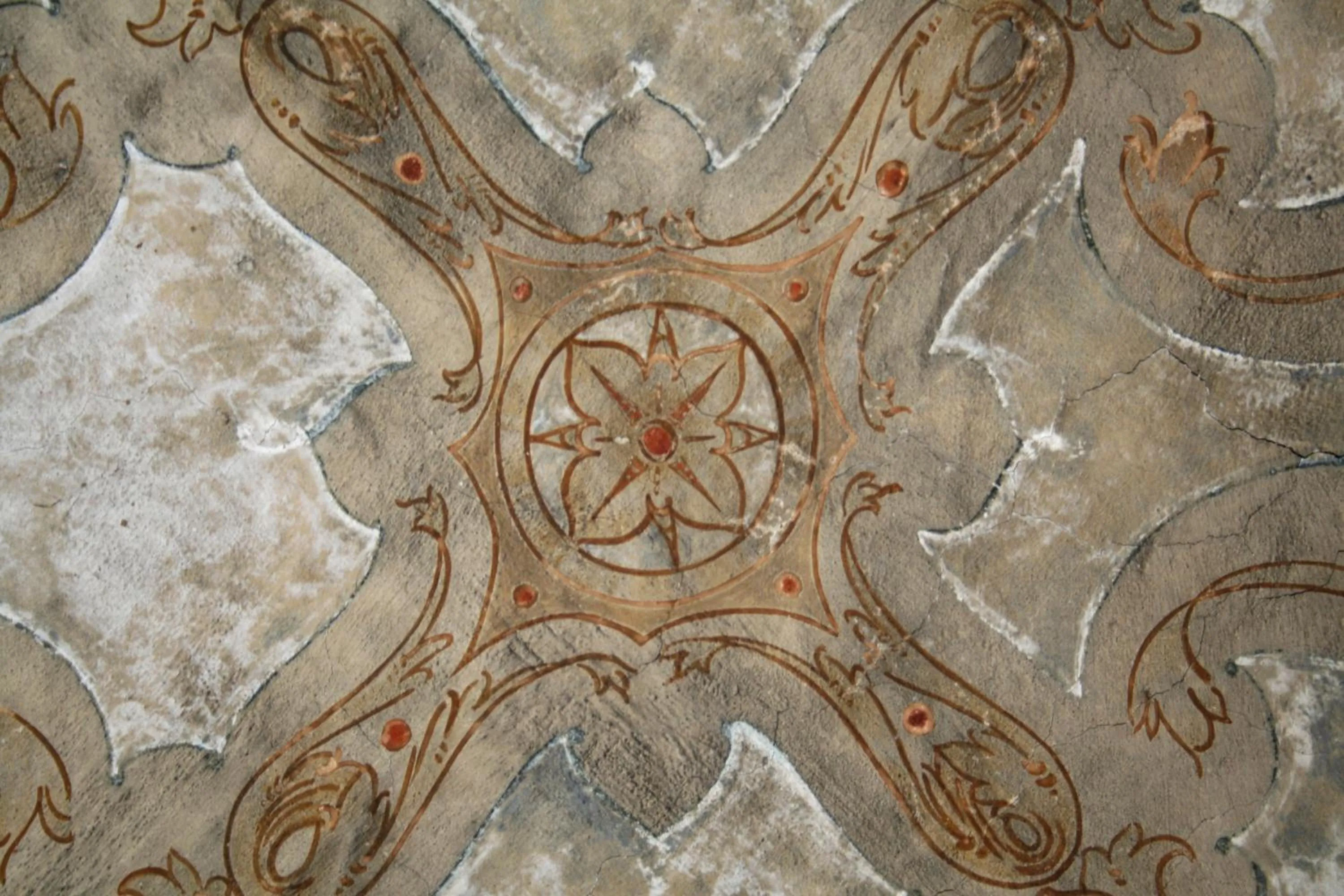 Decorative detail in Villa Bianca am Huy