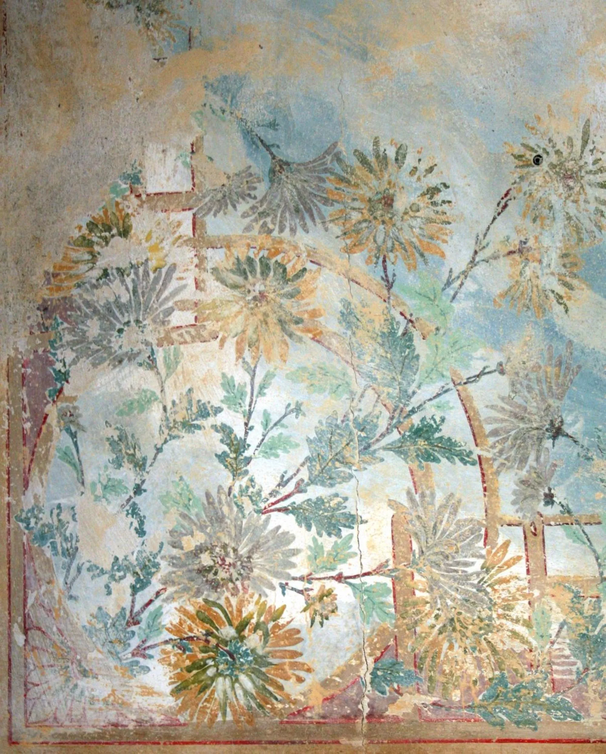 Decorative detail in Villa Bianca am Huy