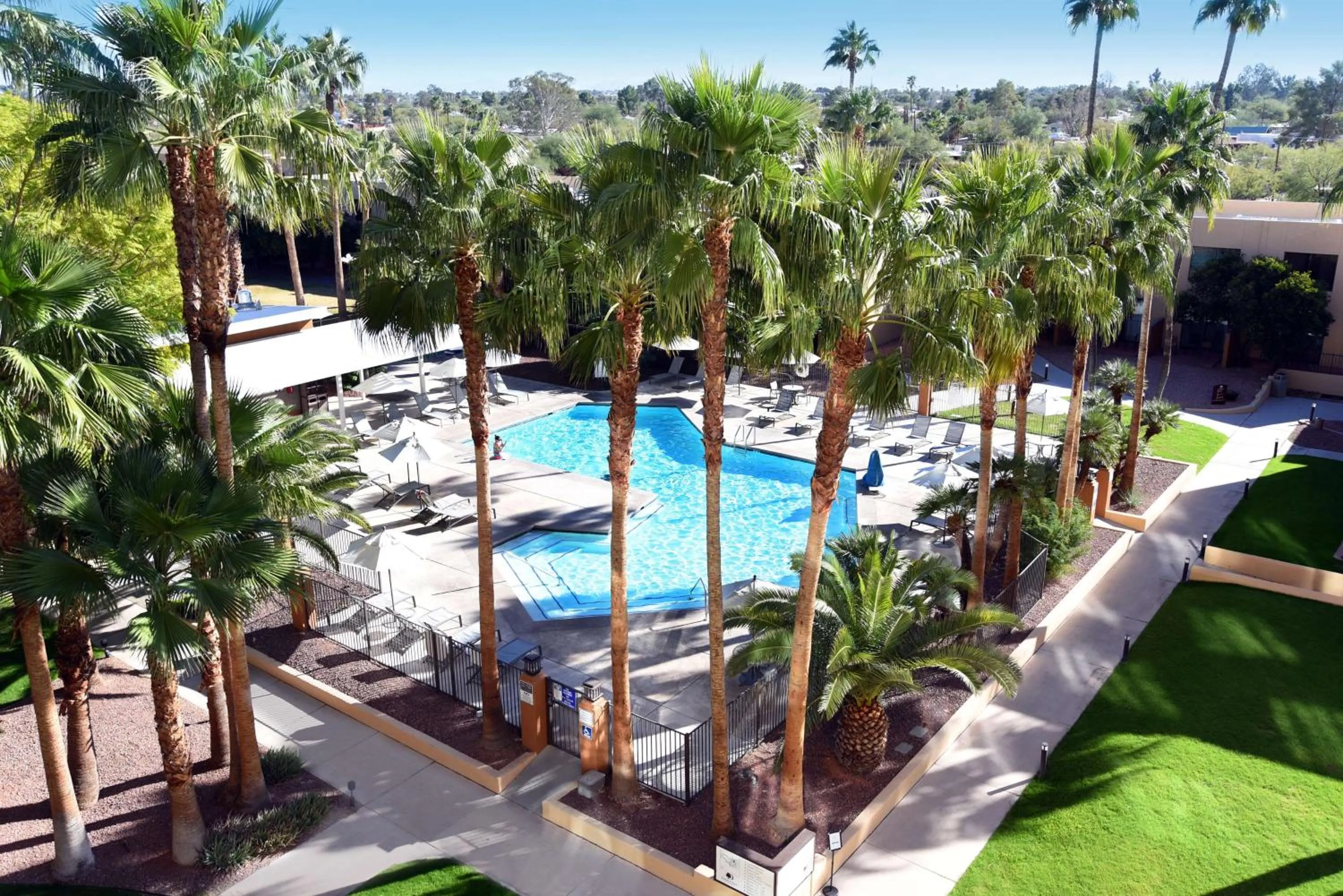 Pool view in DoubleTree by Hilton Tucson-Reid Park