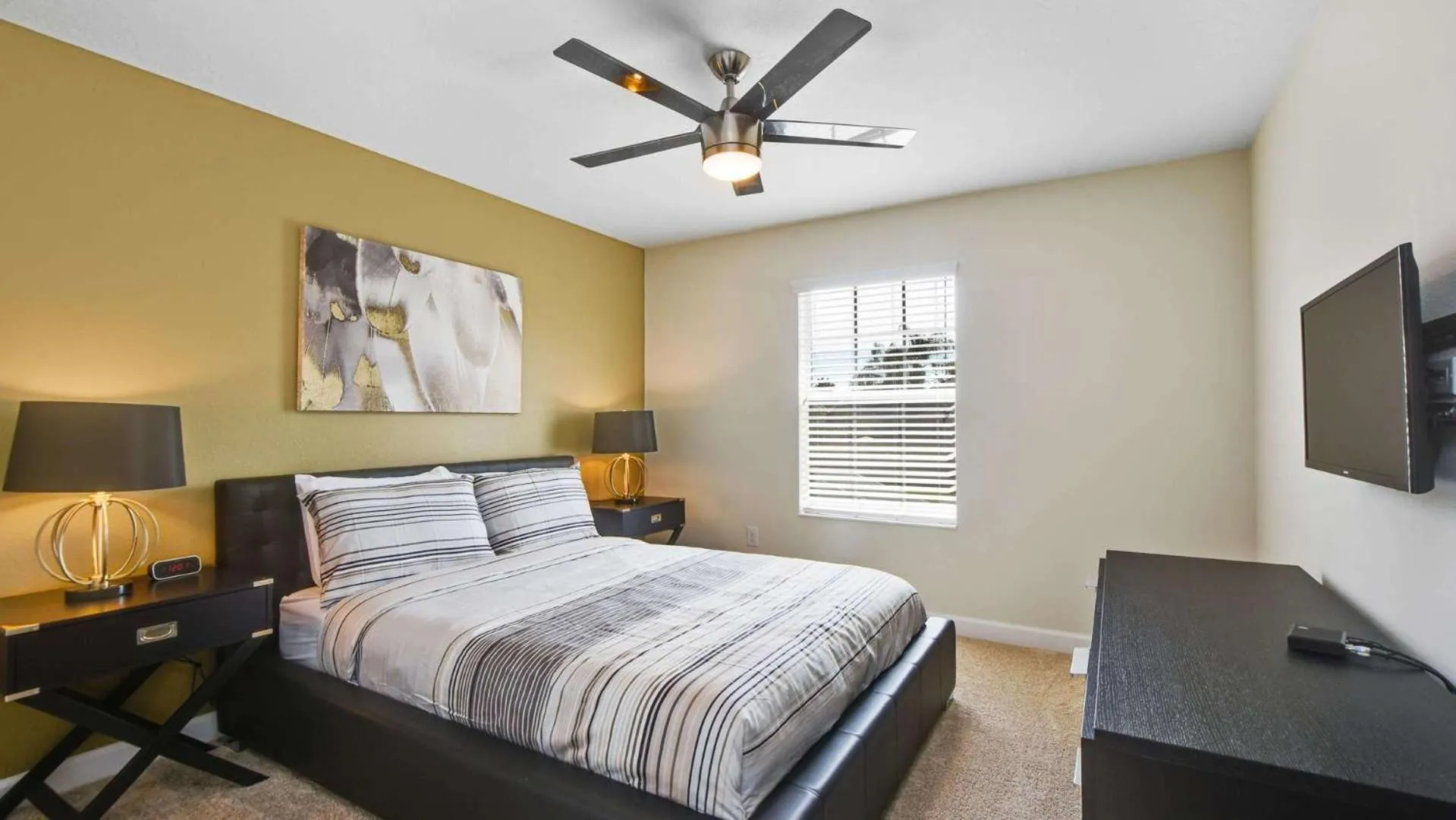 Bedroom, Bed in Regal Splendor Villa - 4 bed at ChampionsGate