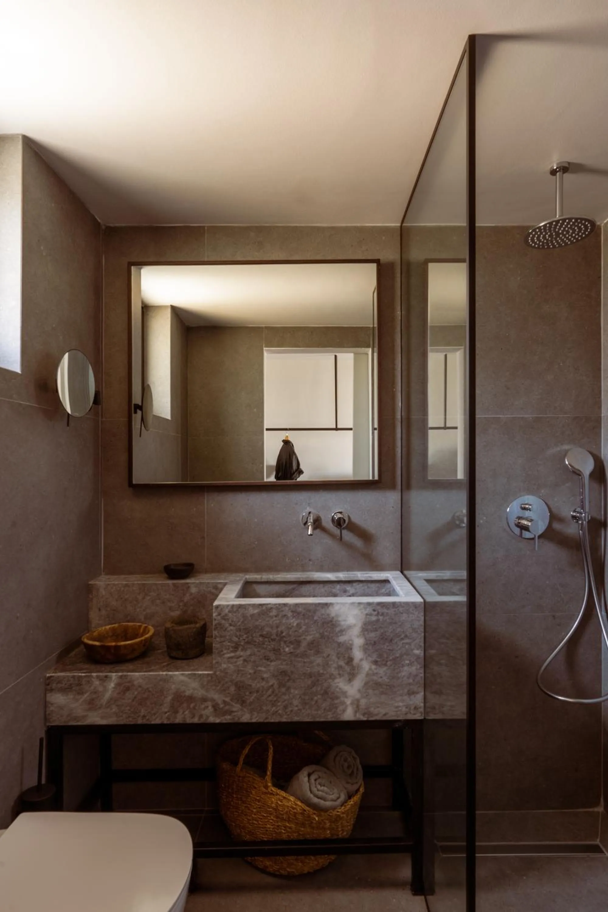 Bathroom, Bed in Cook's Club Kolymbia Rhodes -Adults only