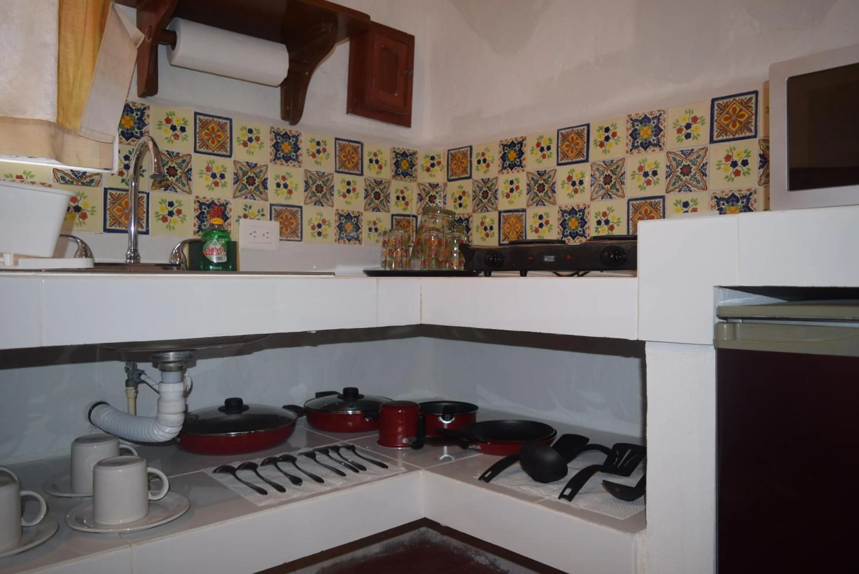 Kitchen or kitchenette in Hotel Casa el Moro
