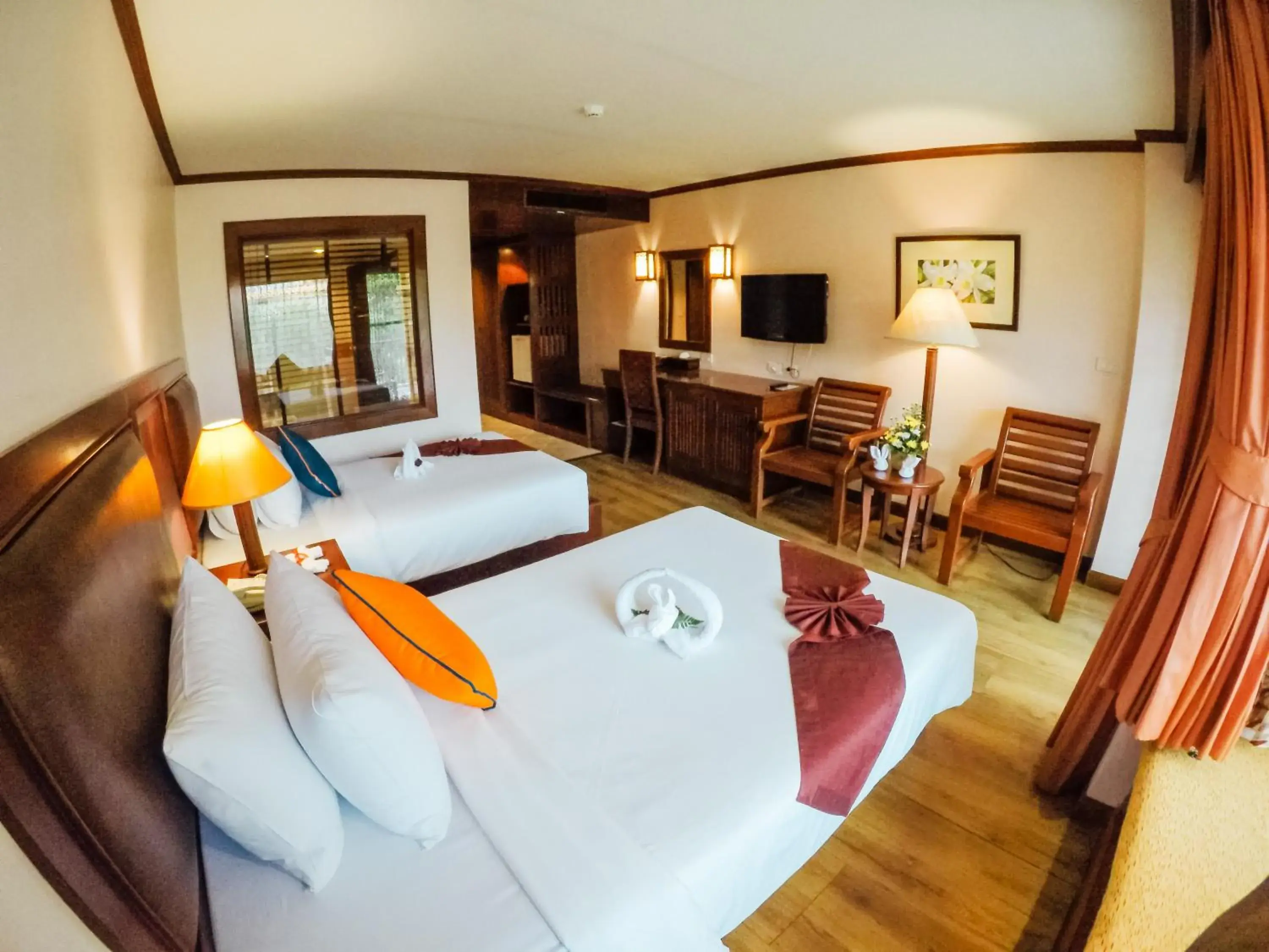 Deluxe Double or Twin Room in Baumanburi Hotel - SHA Extra Plus Deluxe Double or Twin Room in Baumanburi Hotel - SHA Extra Plus