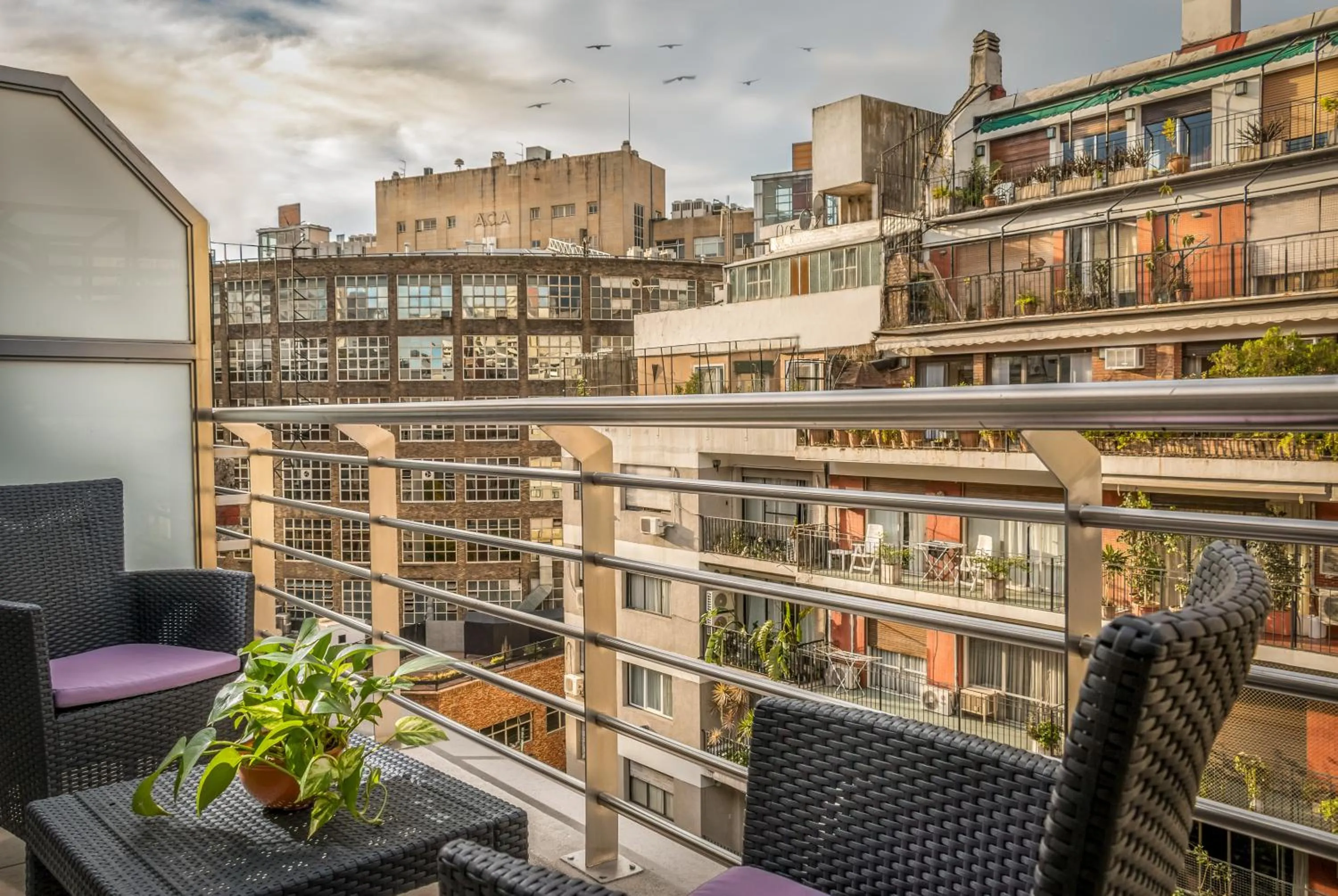 Balcony/Terrace in Up Recoleta Hotel