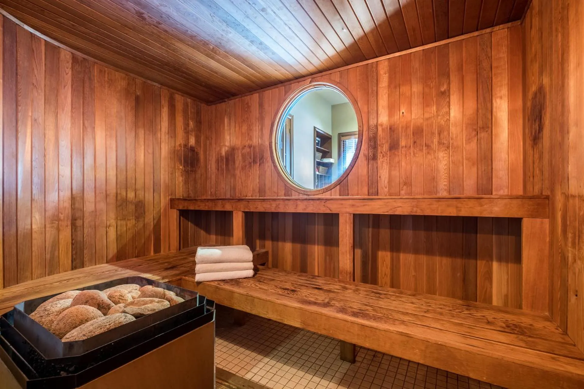 Sauna in Hotel Quintessence
