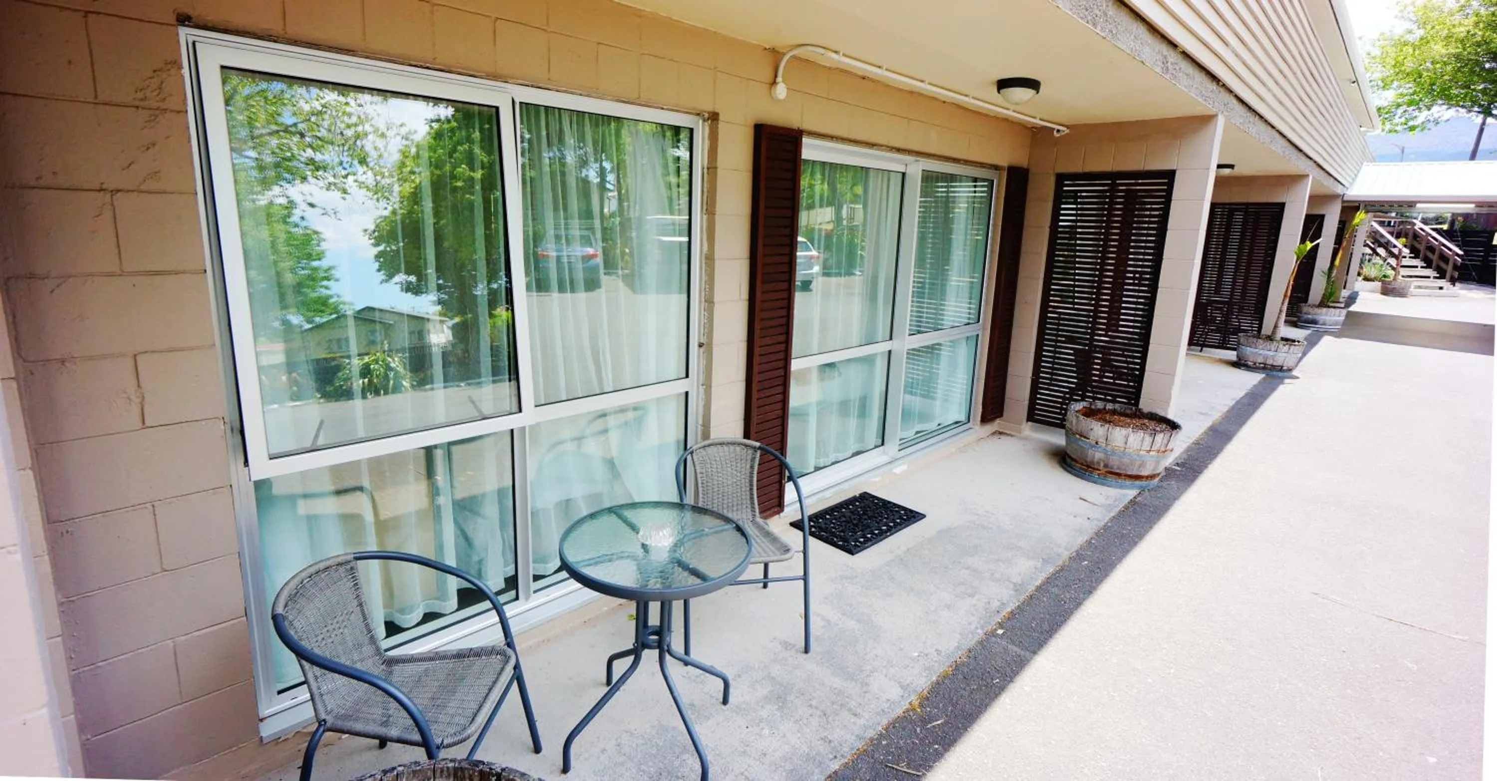 Patio in Waihi Motel