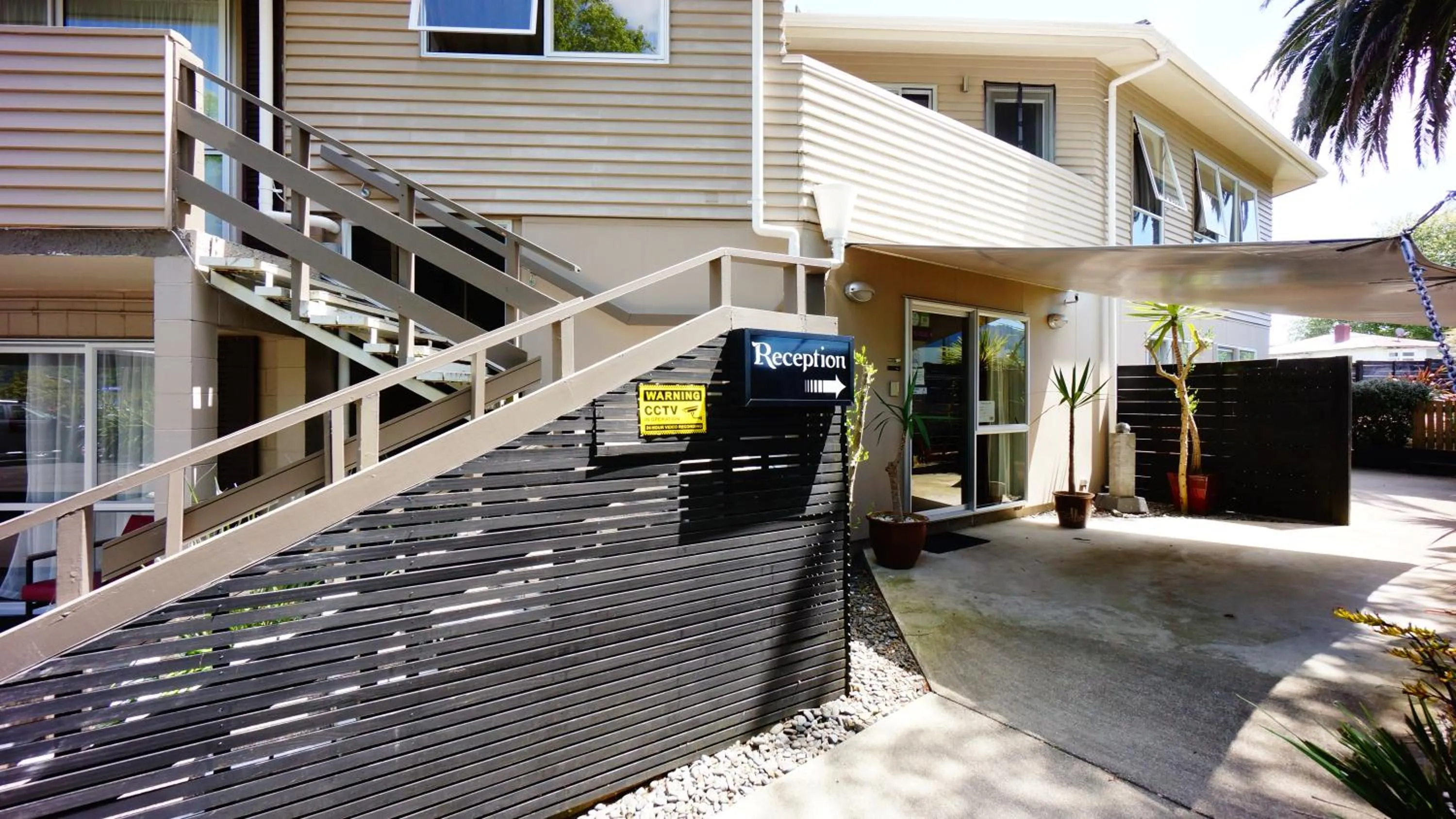 Decorative detail in Waihi Motel