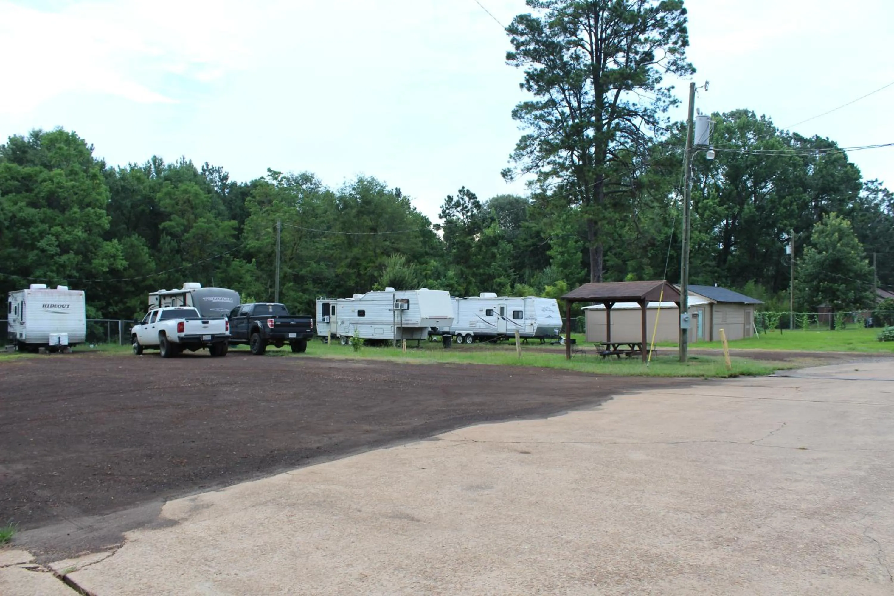 Patio in Evergreen Inn and R.V.