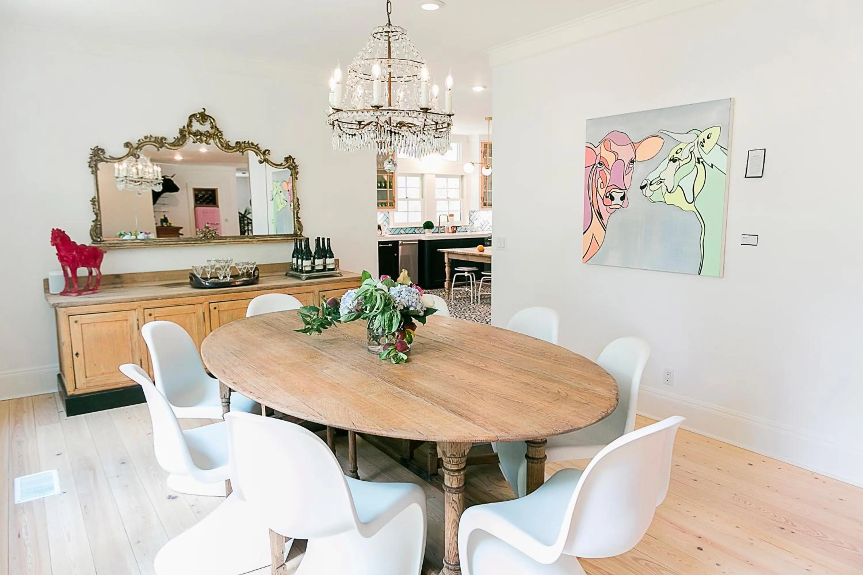 Dining area in The Frenchie