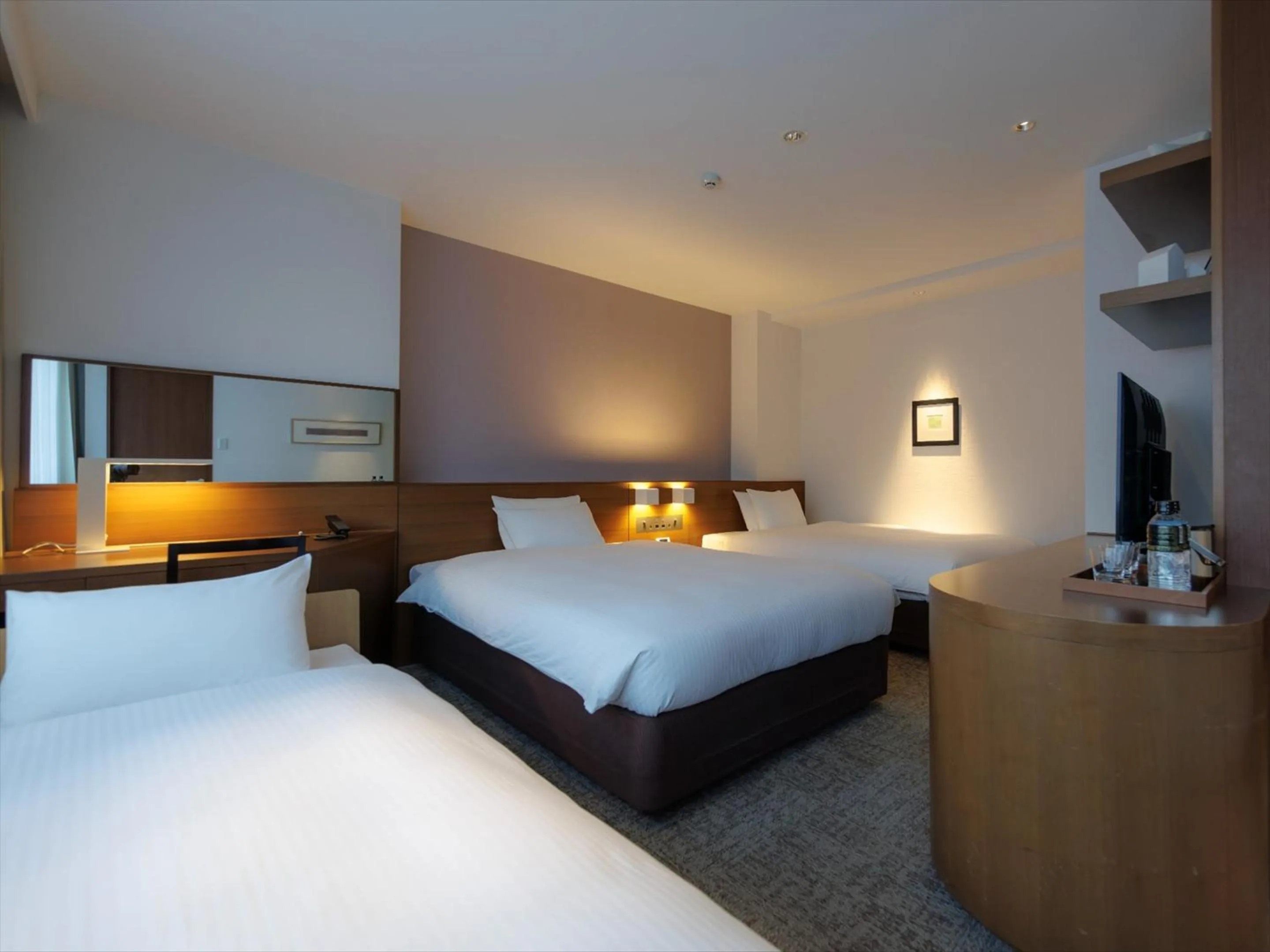 Photo of the whole room, Bed in JR Kyushu Hotel Kagoshima