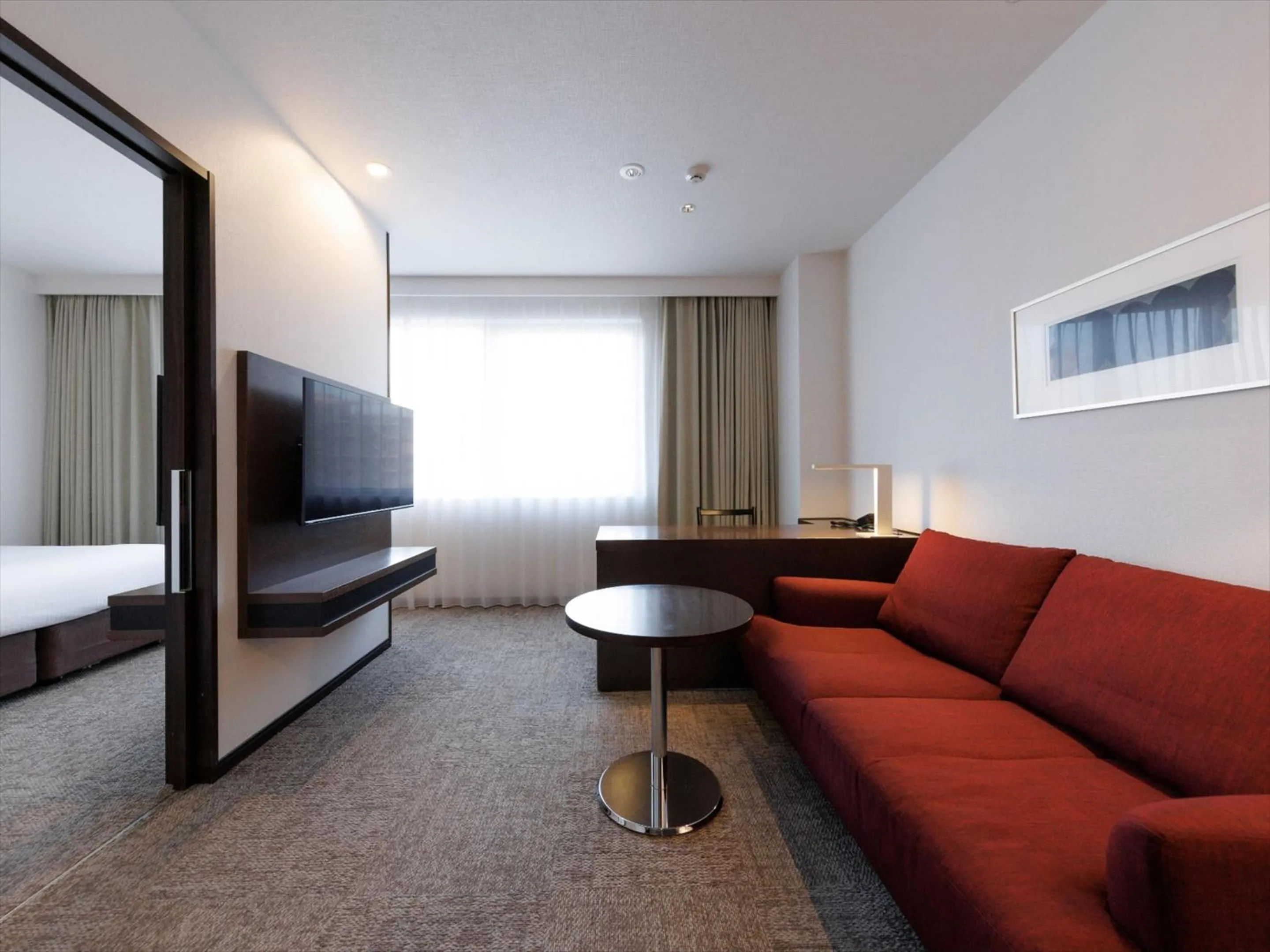 Photo of the whole room, Bed in JR Kyushu Hotel Kagoshima