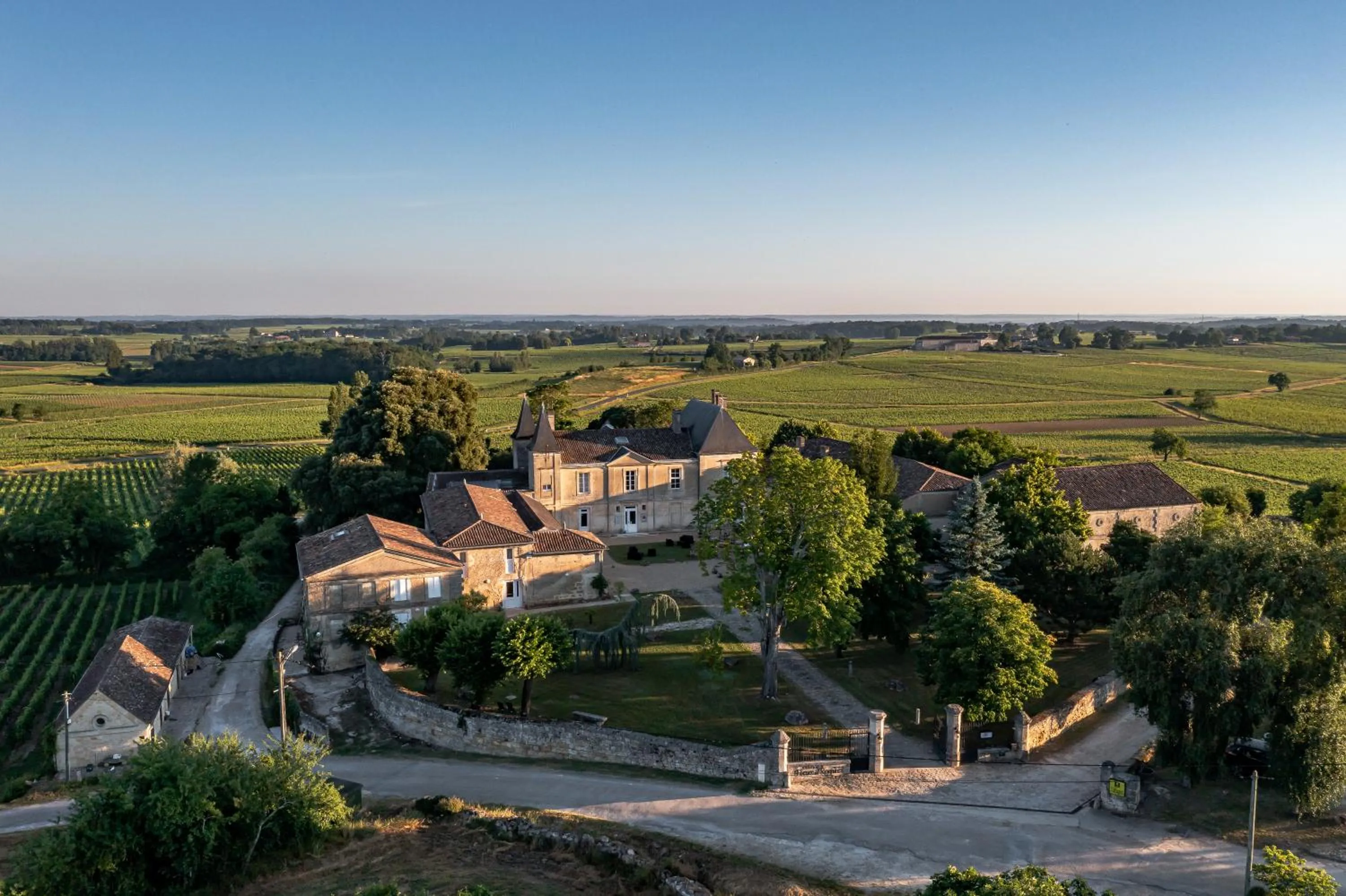 Bird's eye view in Demeures & Château - Fleur de Roques - Puisseguin Saint Emilion