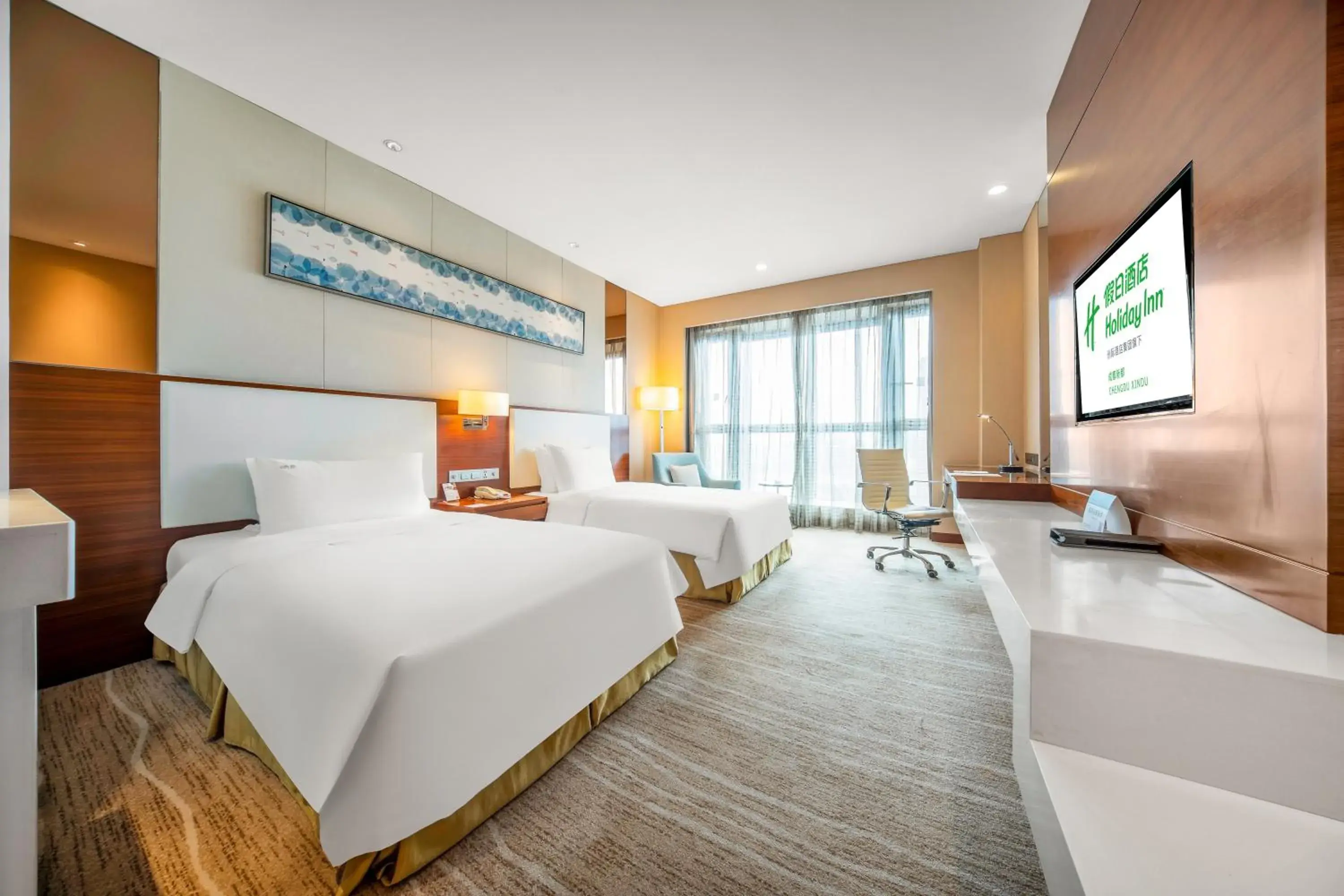 Standard Double Room with Two Double Beds - Smoking in Holiday Inn Chengdu Xindu by IHG Standard Double Room with Two Double Beds - Smoking in Holiday Inn Chengdu Xindu by IHG