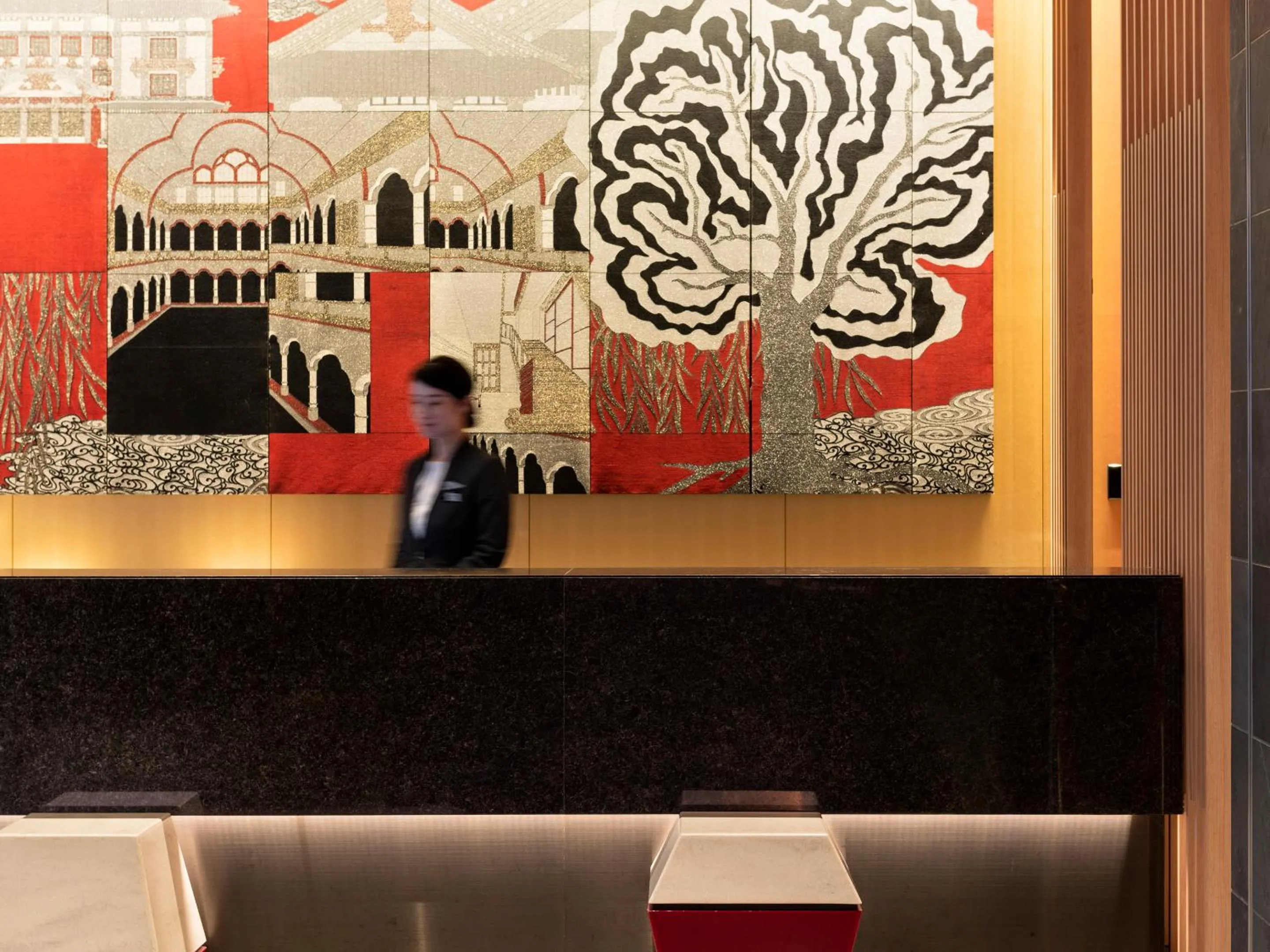 Lobby or reception in Mitsui Garden Hotel Ginza-gochome