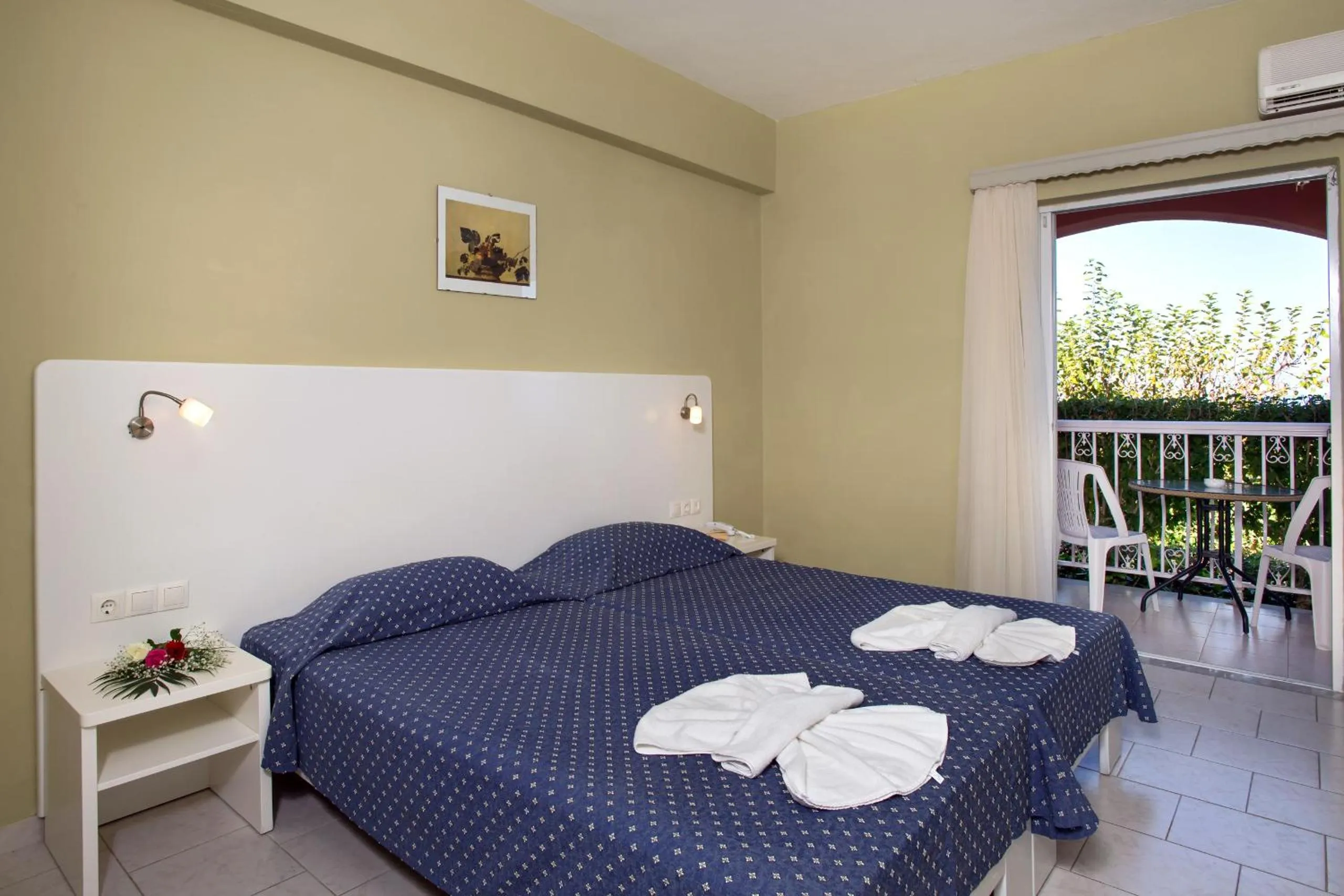 Bedroom, Bed in Panorama Sidari