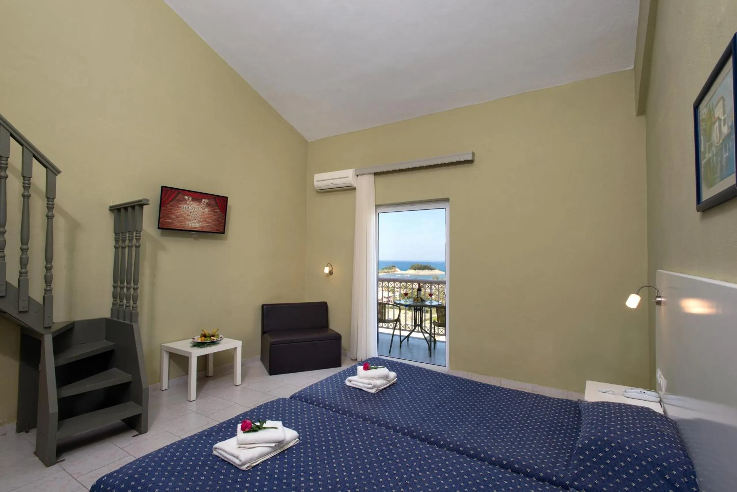 Balcony/Terrace, Bed in Panorama Sidari