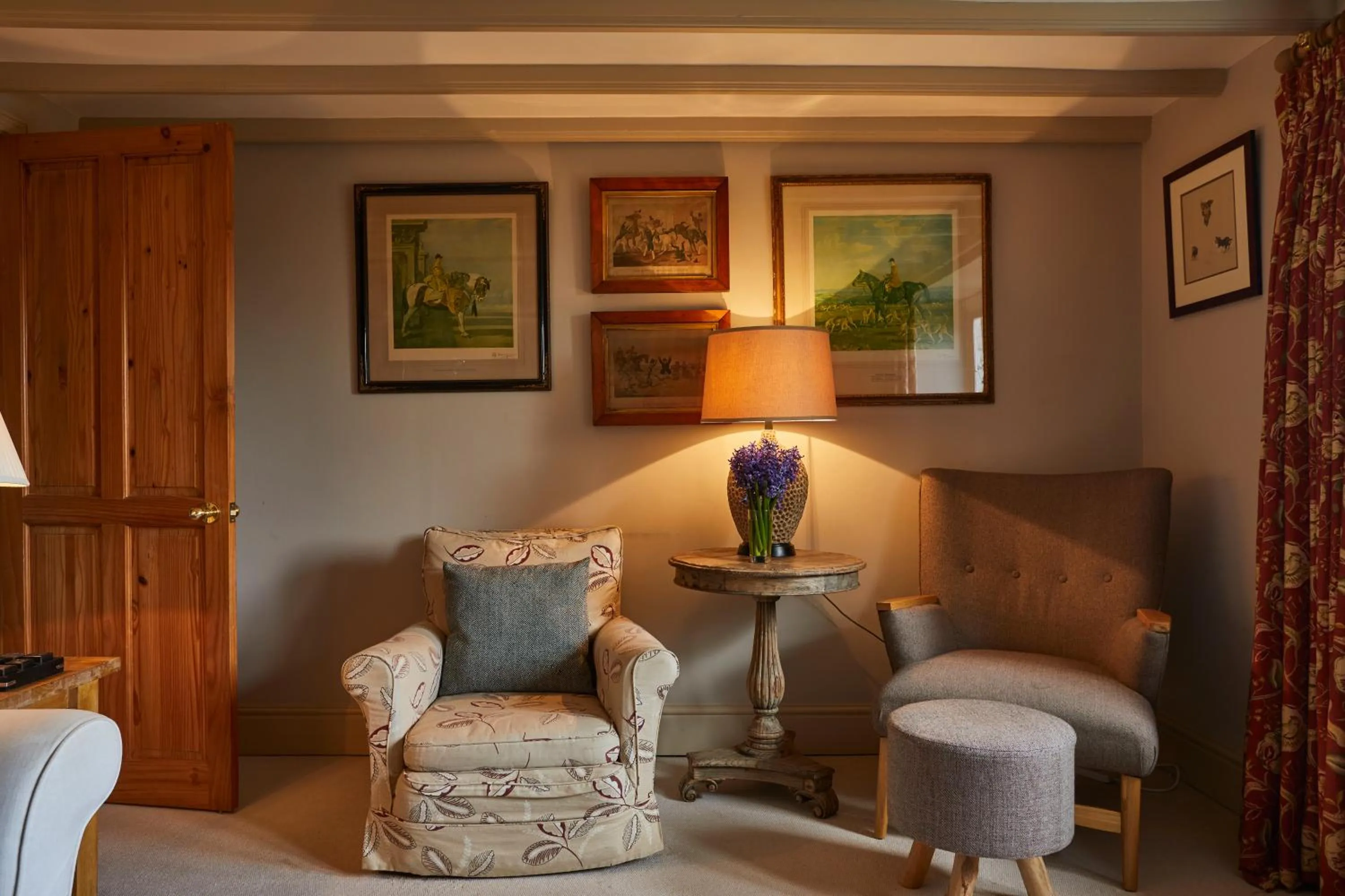 Seating area in The Duncombe Arms