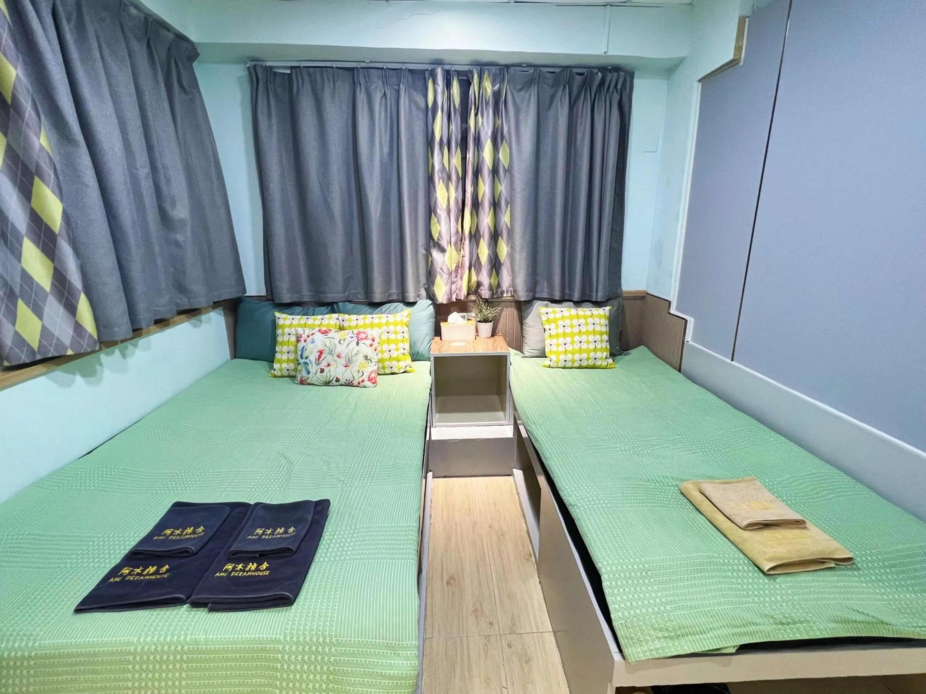 Bed in AMU Dreamhouse 阿木旅舍
