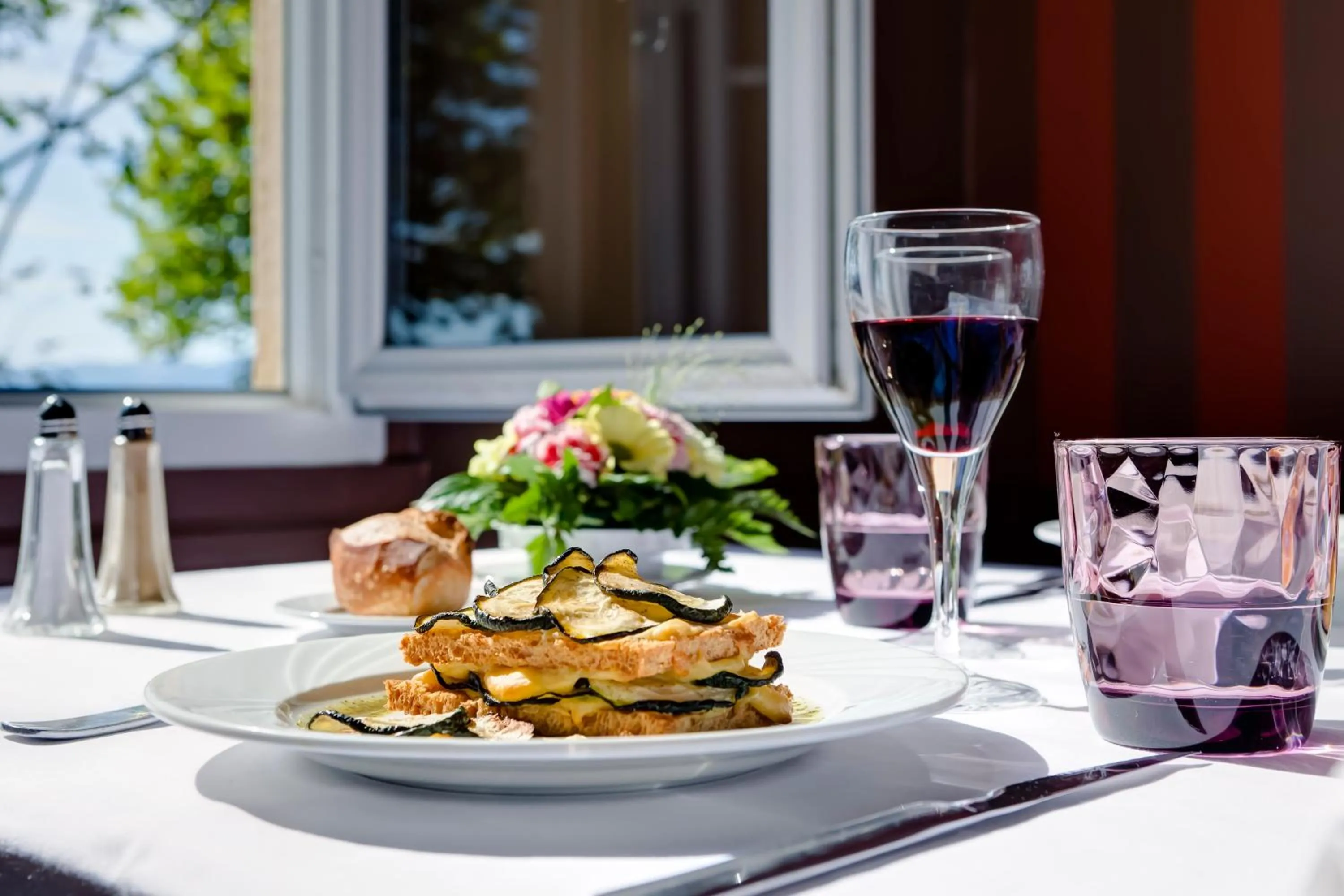 Food close-up in Domaine Lyon Saint Joseph