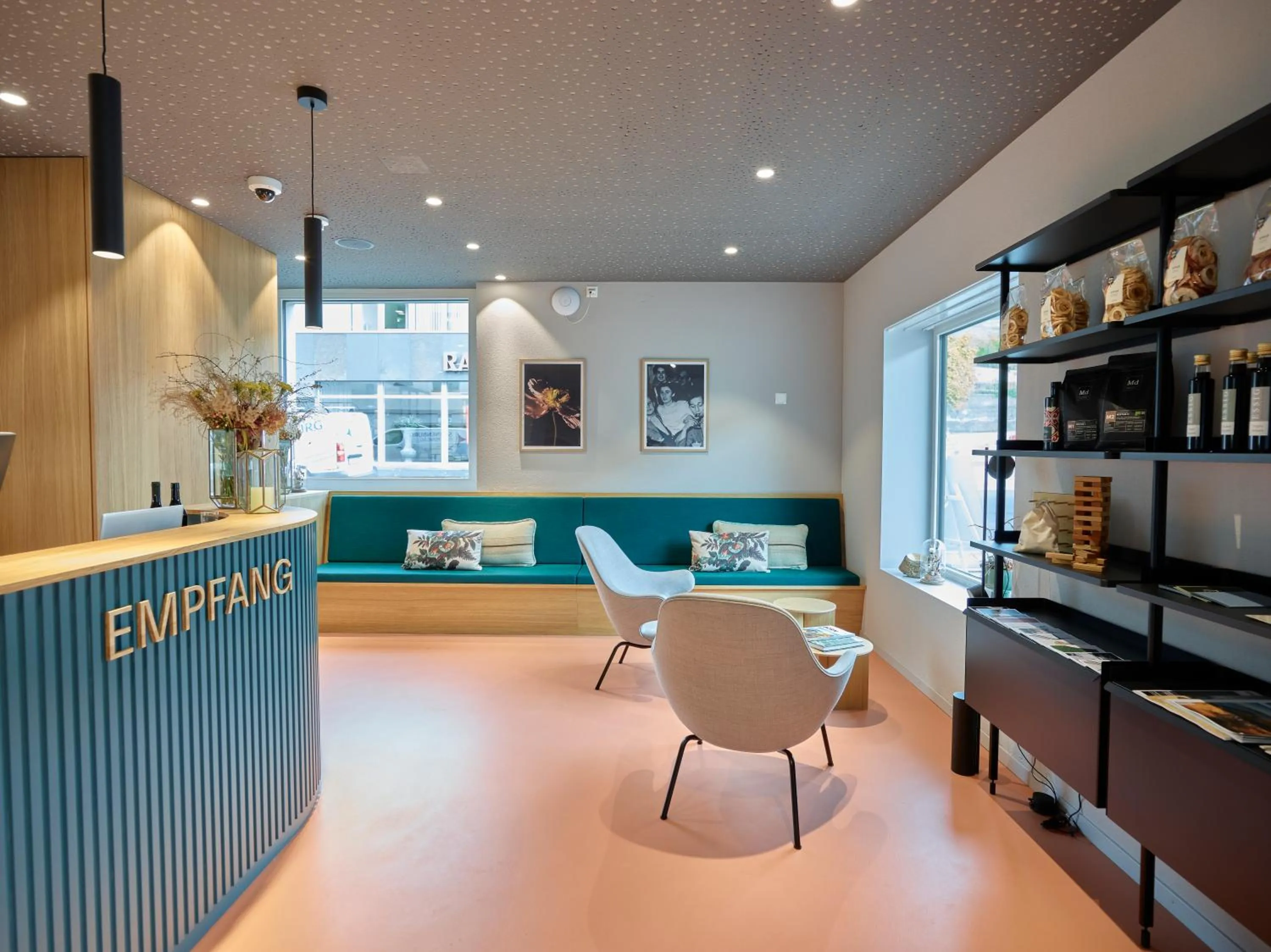 Lobby or reception in Hotel Balga Natur- und Bikehotel