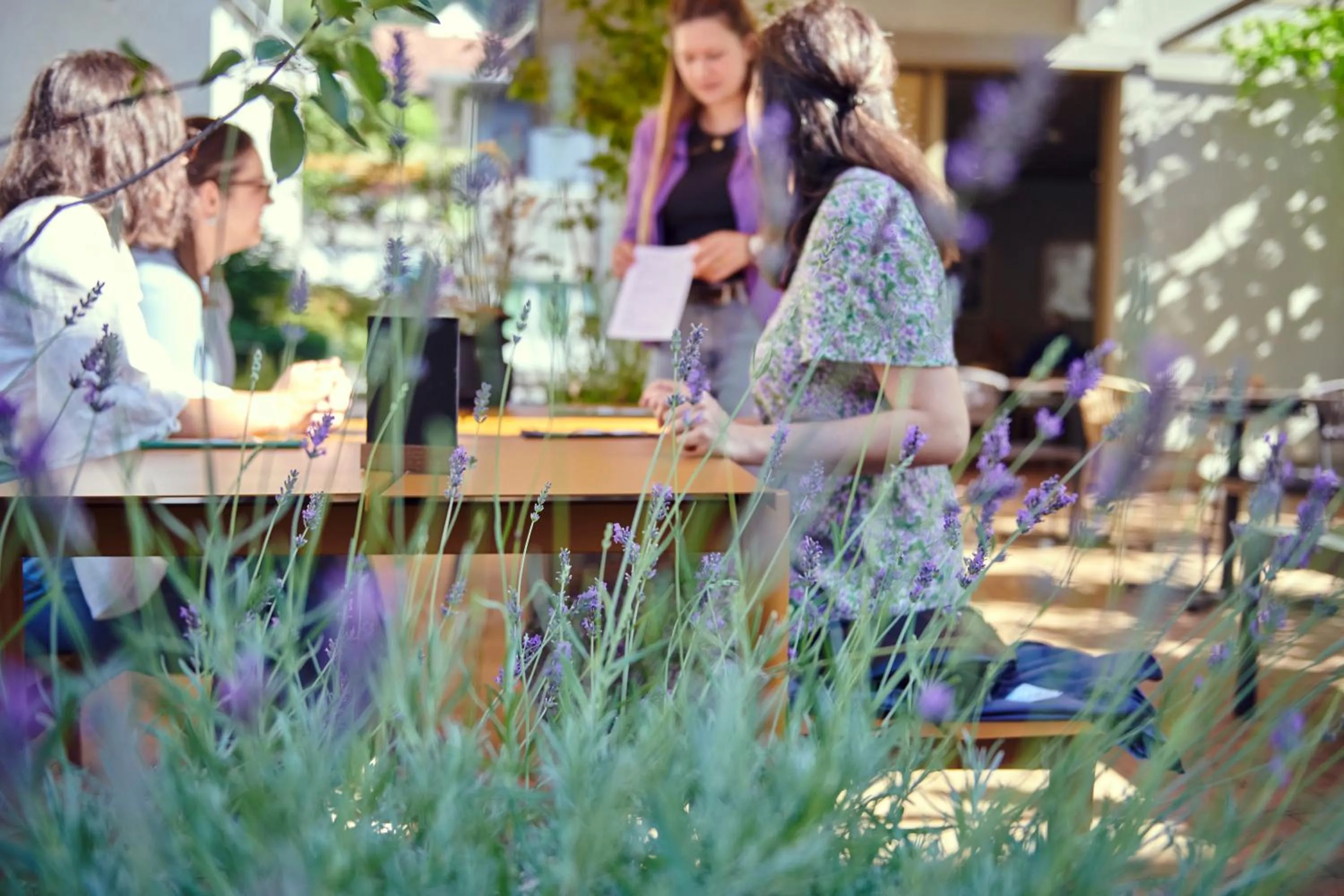 Patio in Hotel Balga Natur- und Bikehotel
