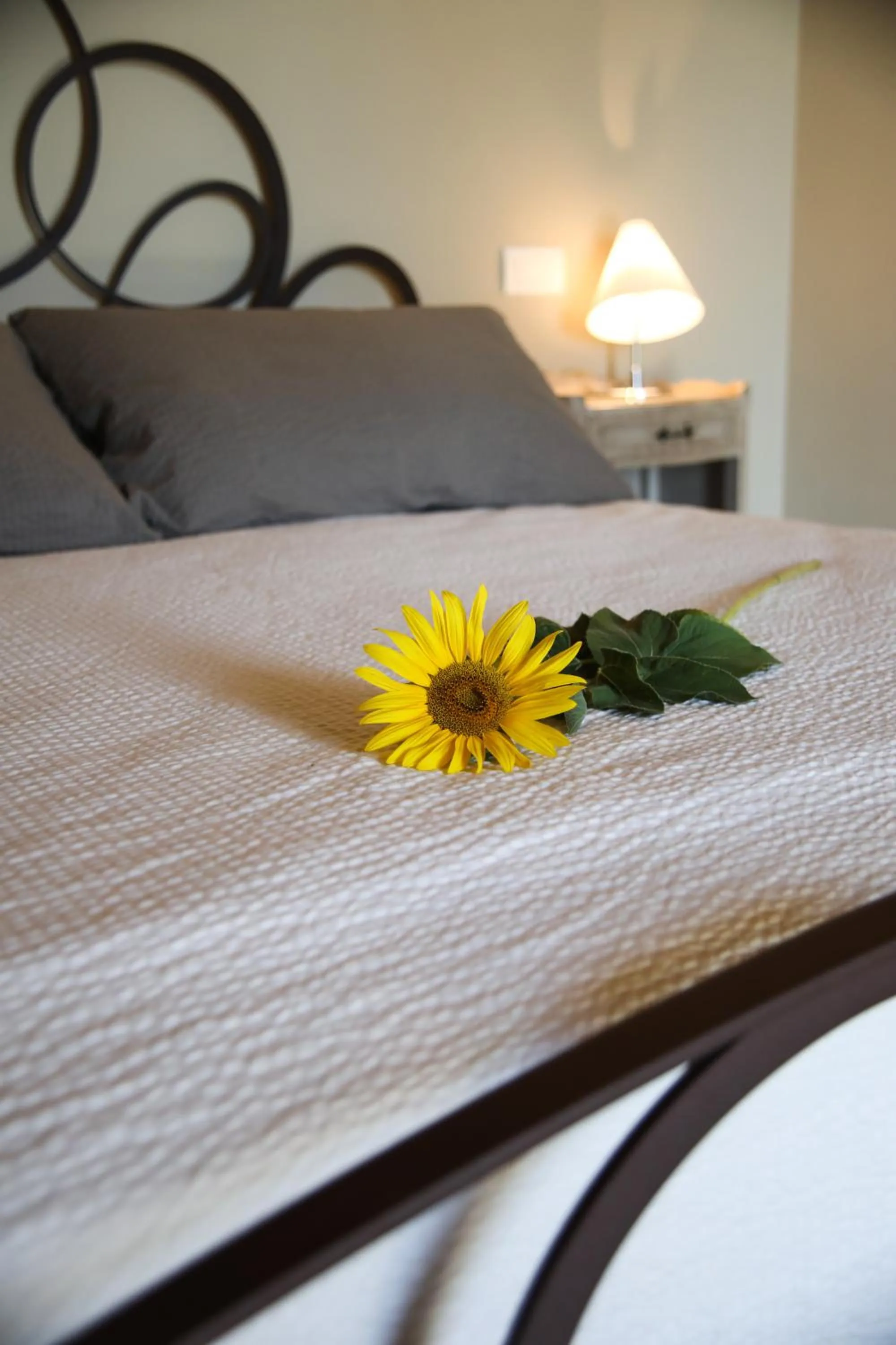 Decorative detail, Bed in Villa Angela Country House