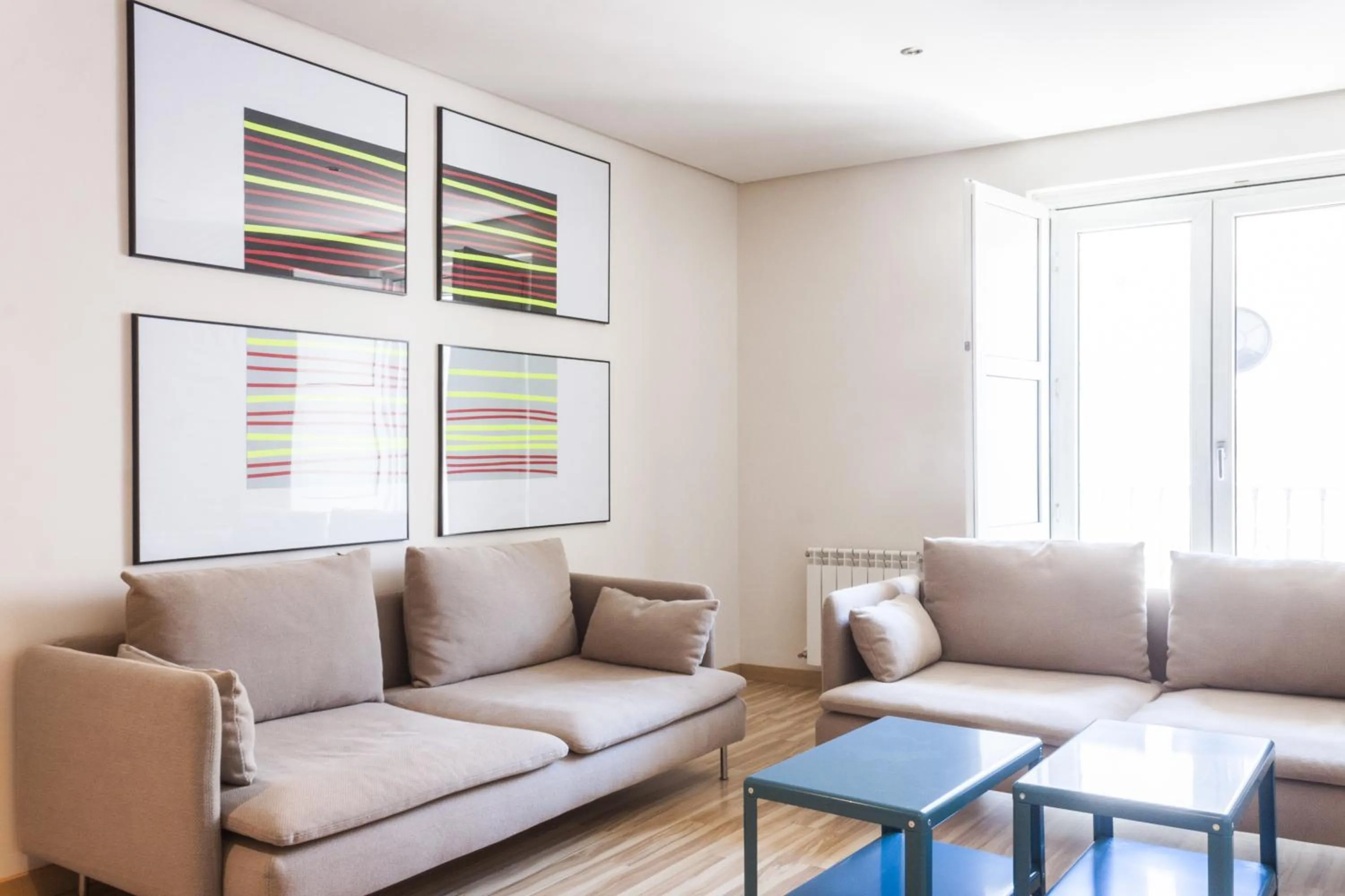 Living room in Mola Suites