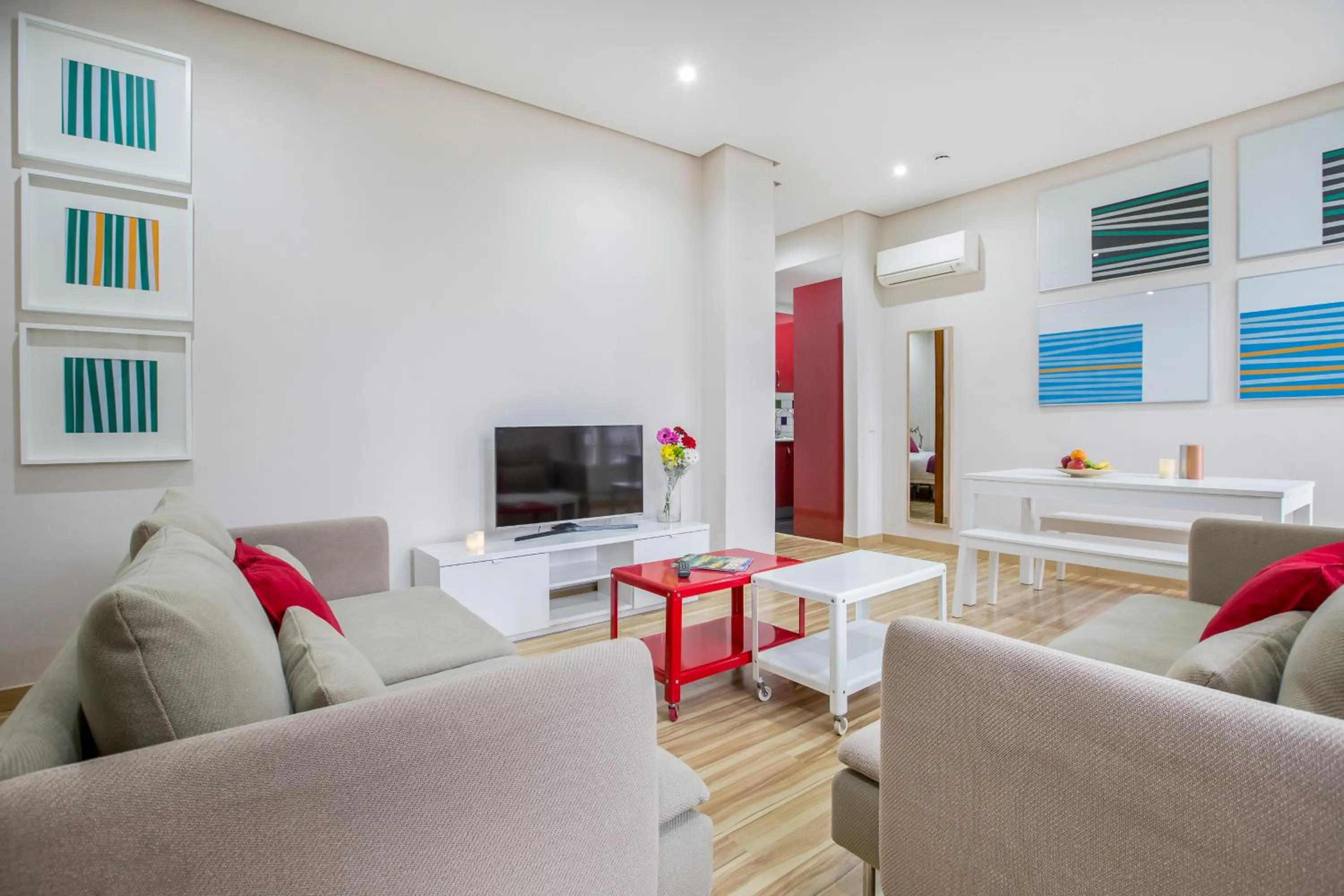 Living room in Mola Suites