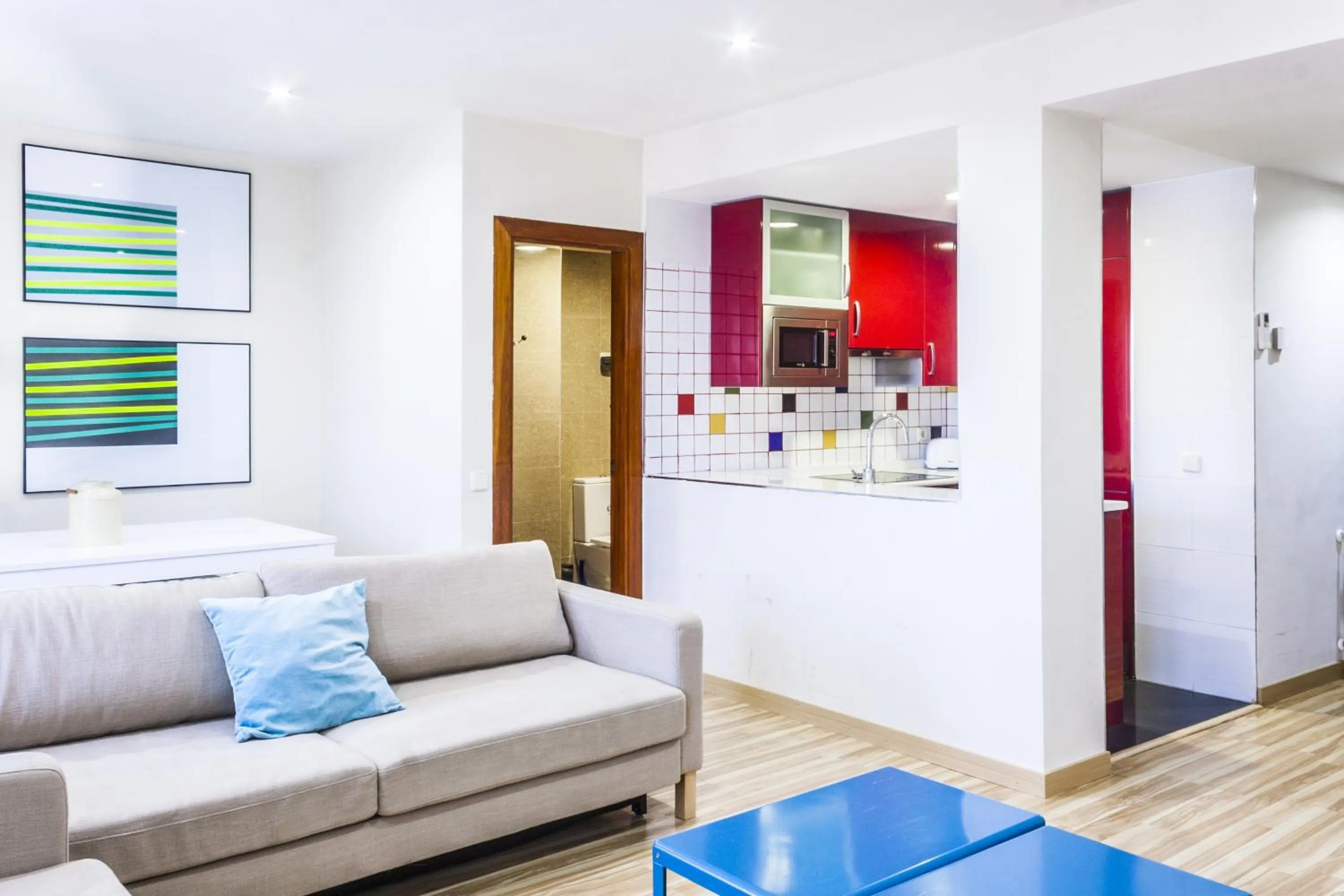 Living room in Mola Suites