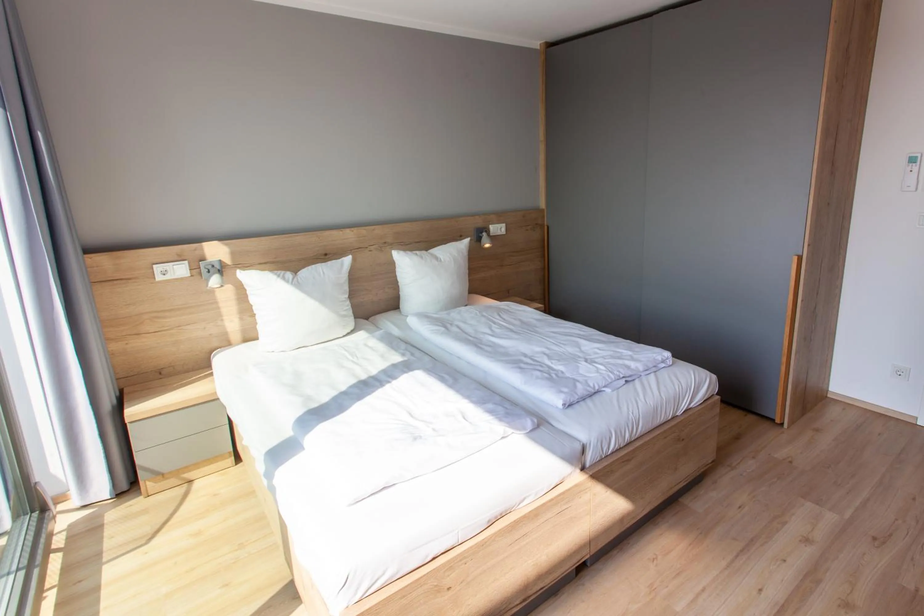 Bed in Marina Apartments Regensburg