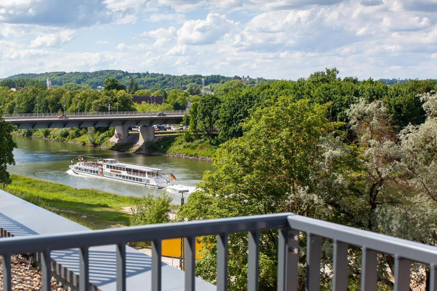 River view in Marina Apartments Regensburg