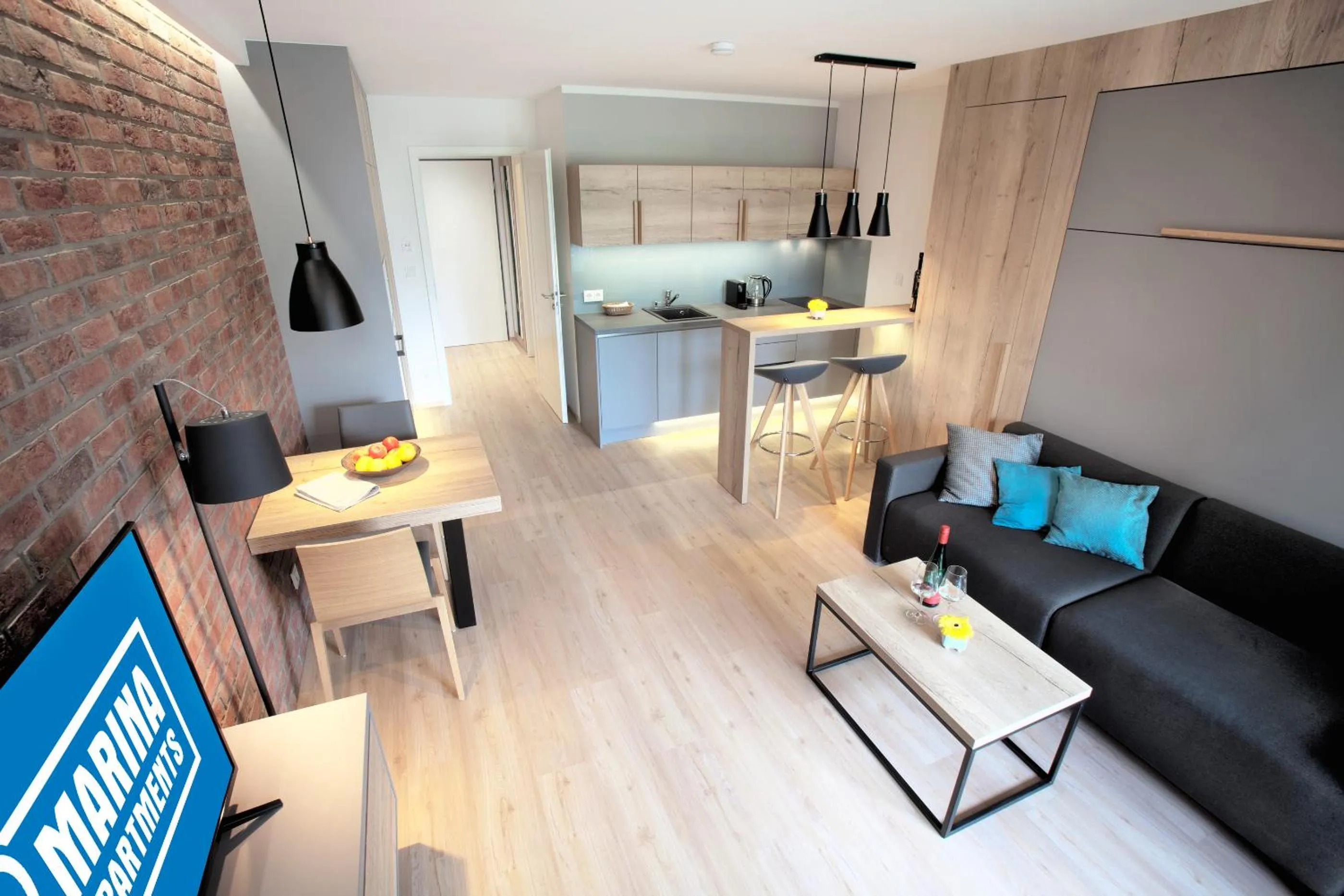 Living room in Marina Apartments Regensburg