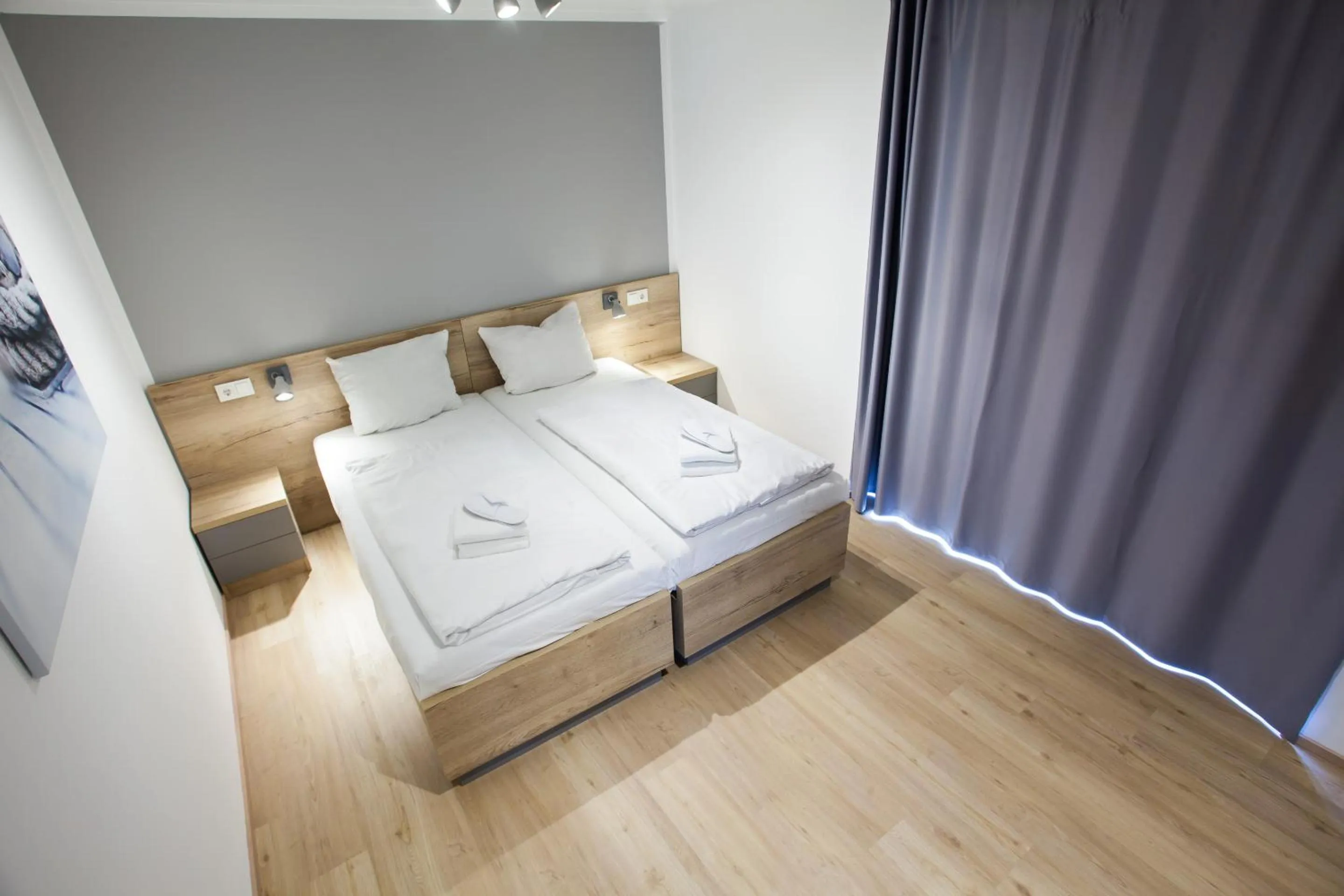 Bed in Marina Apartments Regensburg