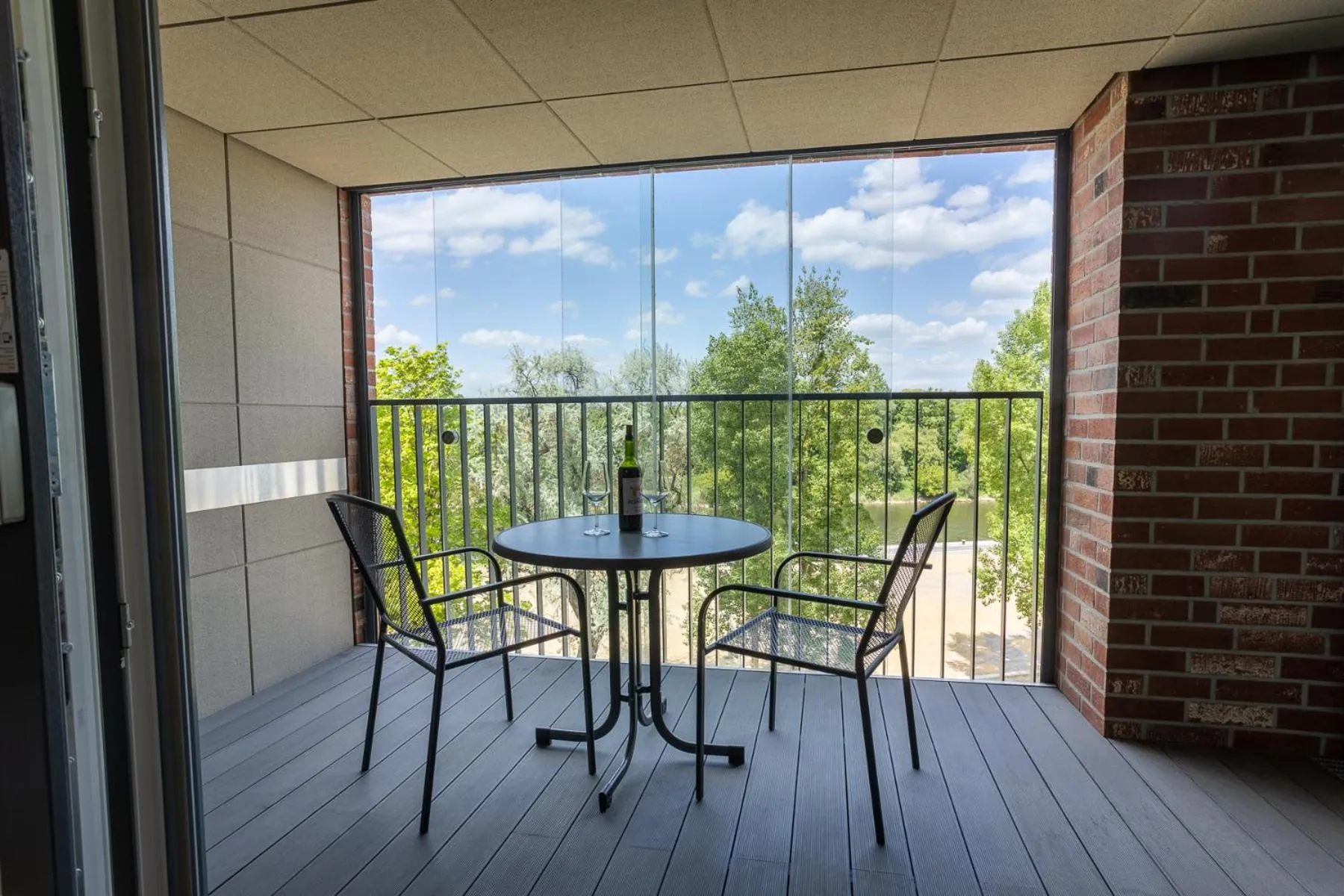 Balcony/Terrace in Marina Apartments Regensburg