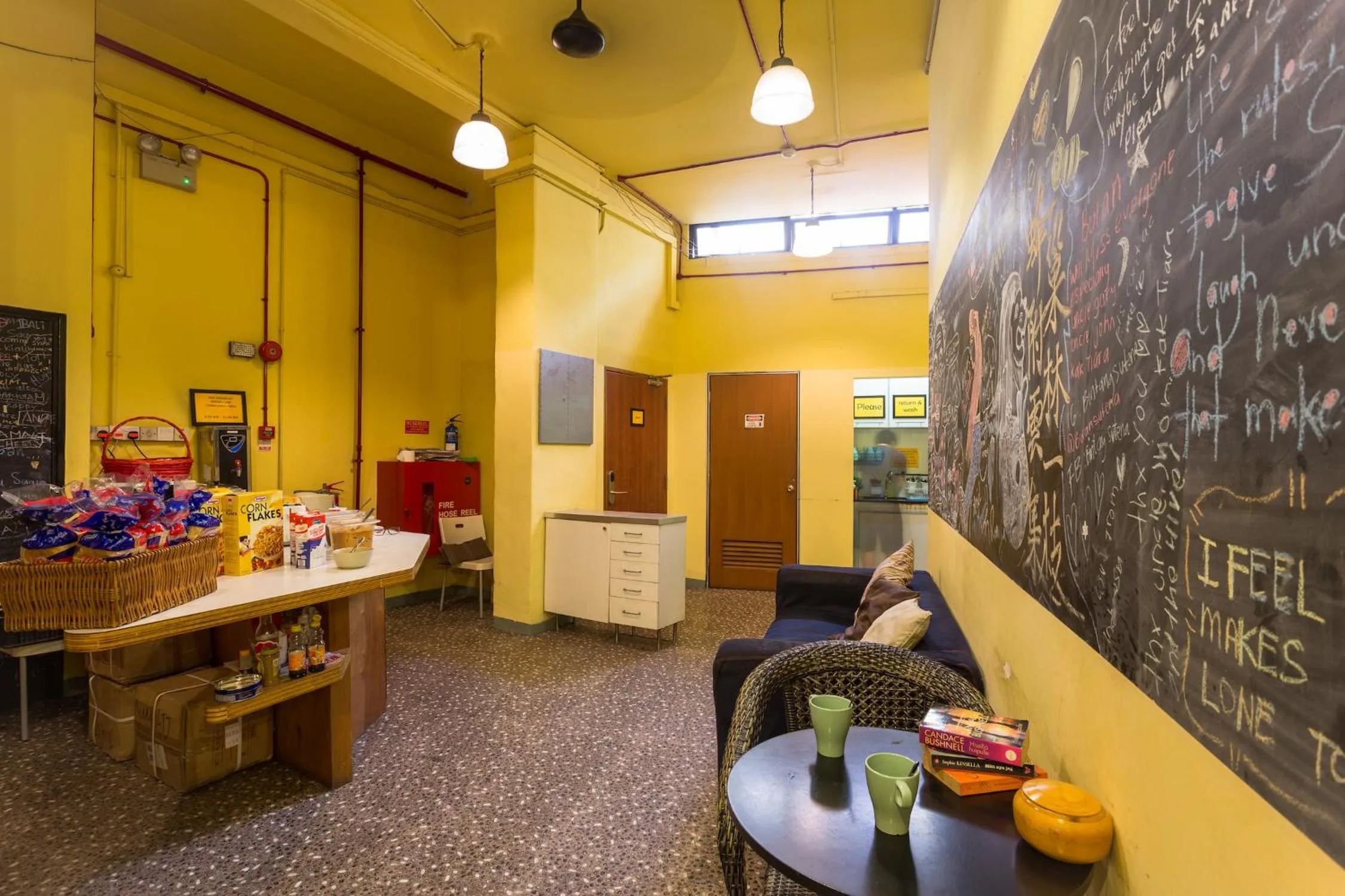 Food in The Hive Singapore Hostel