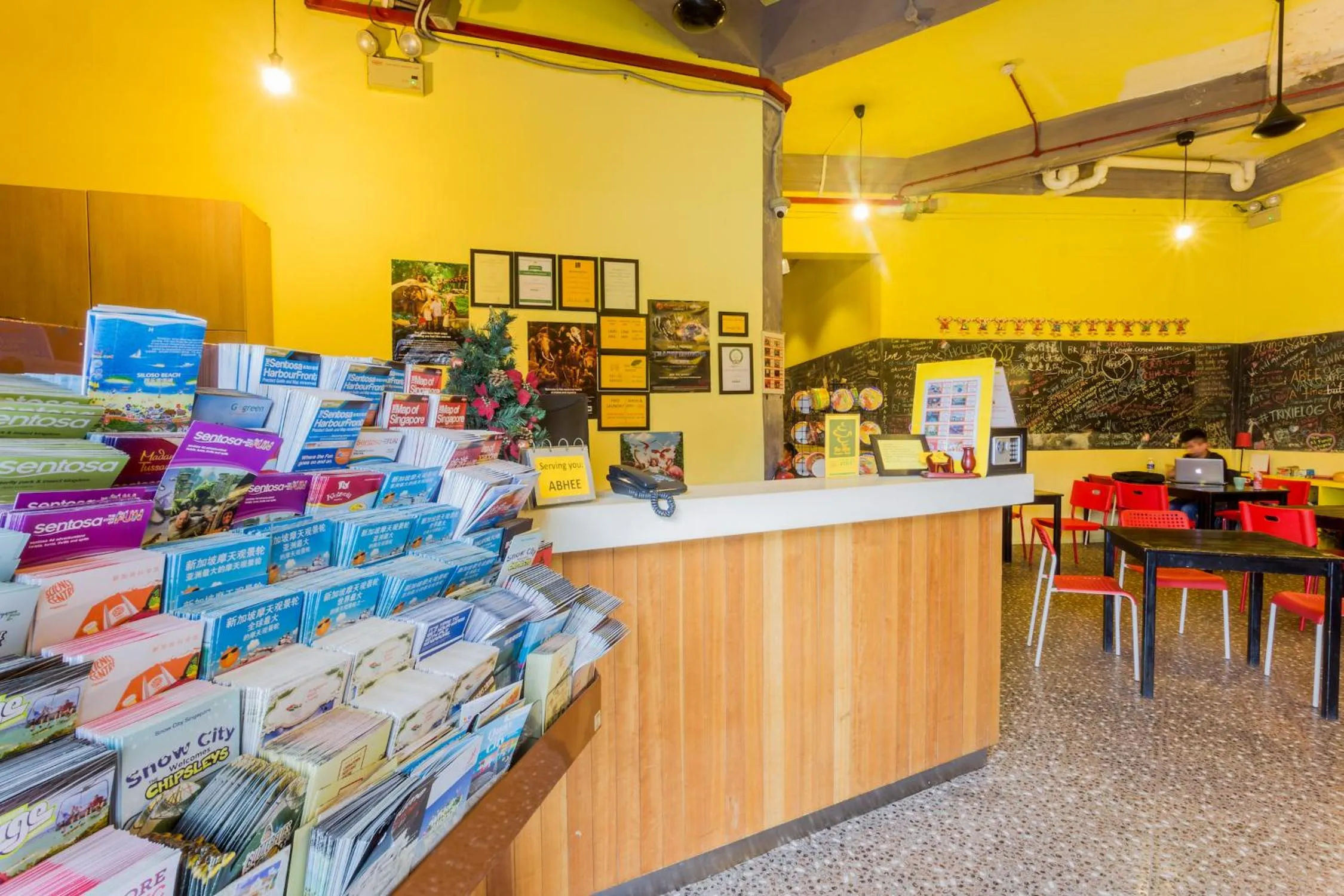 Lobby or reception in The Hive Singapore Hostel