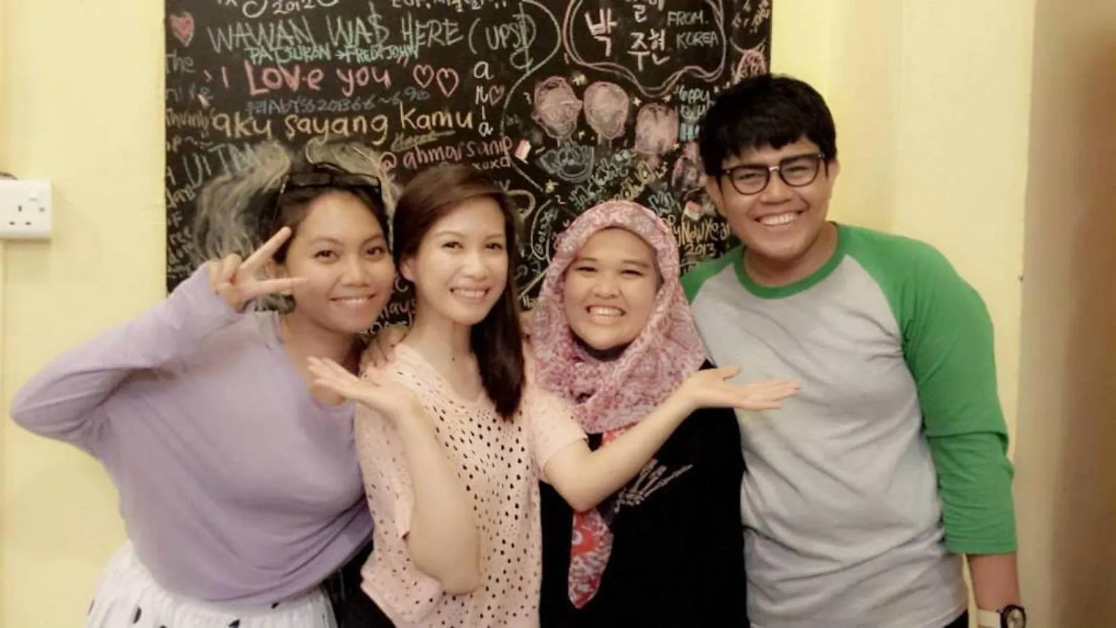 group of guests in The Hive Singapore Hostel