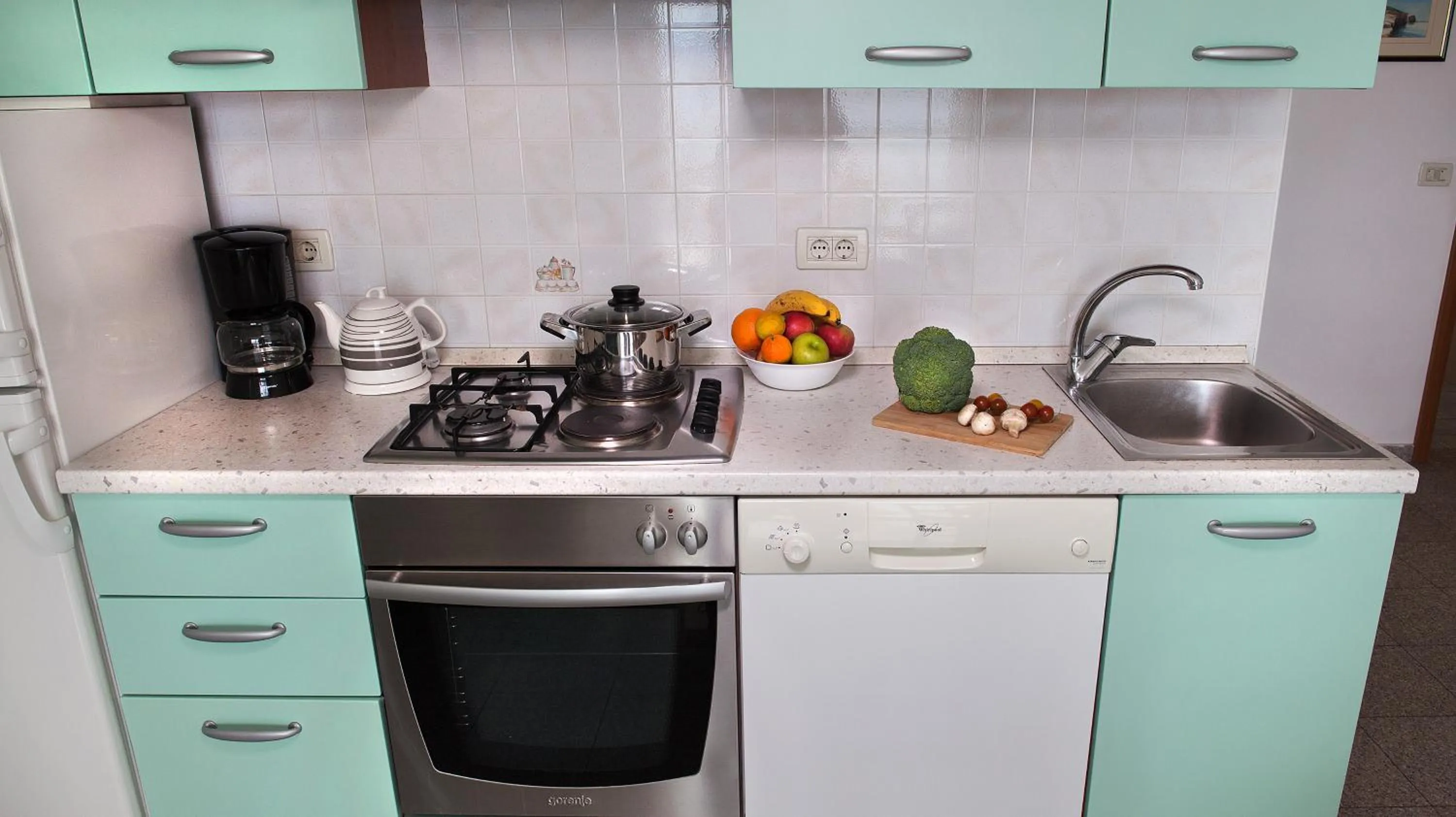 Kitchen or kitchenette in Apartment Villa Lidija