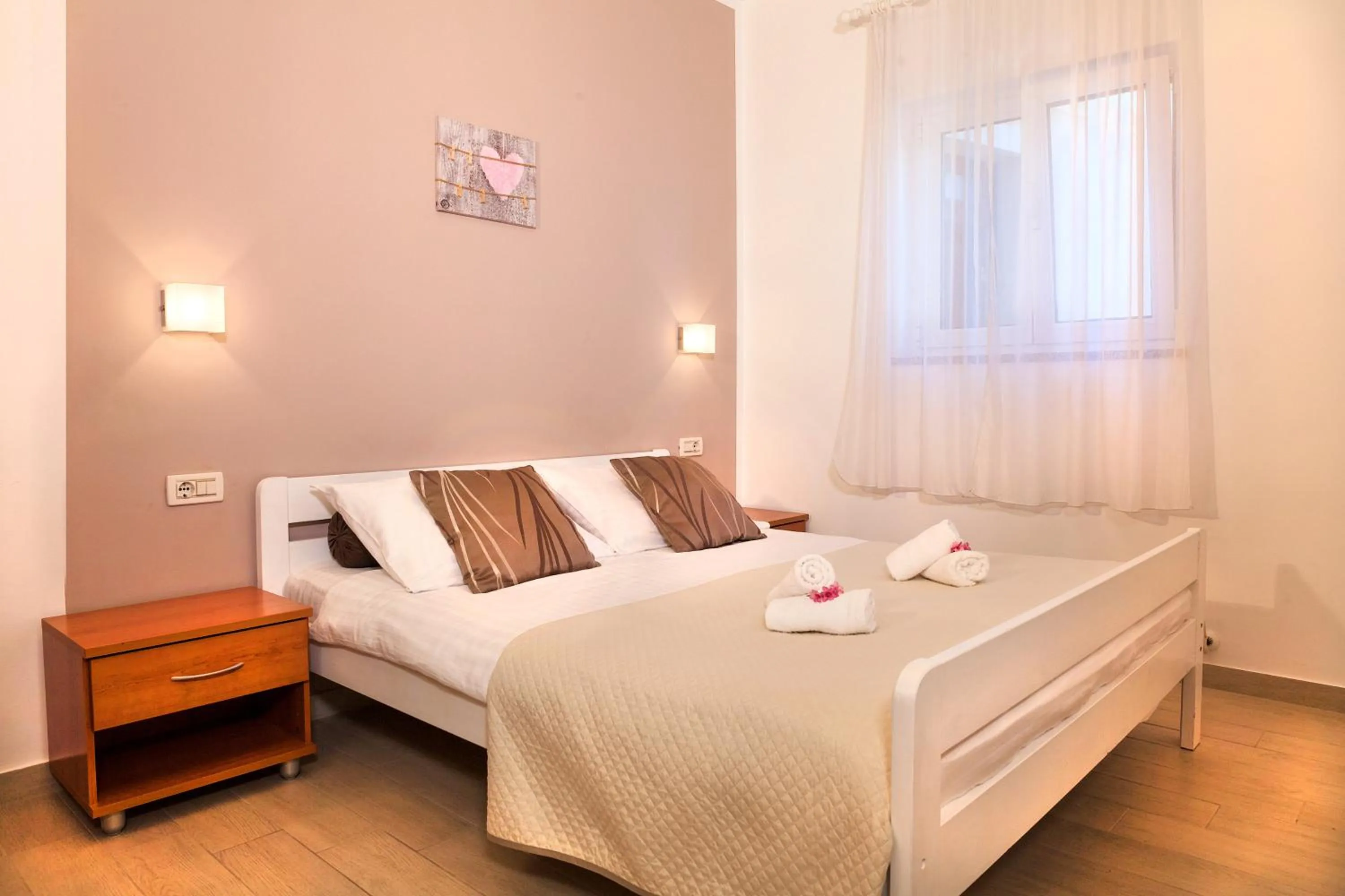 Bedroom, Bed in Apartment Villa Lidija