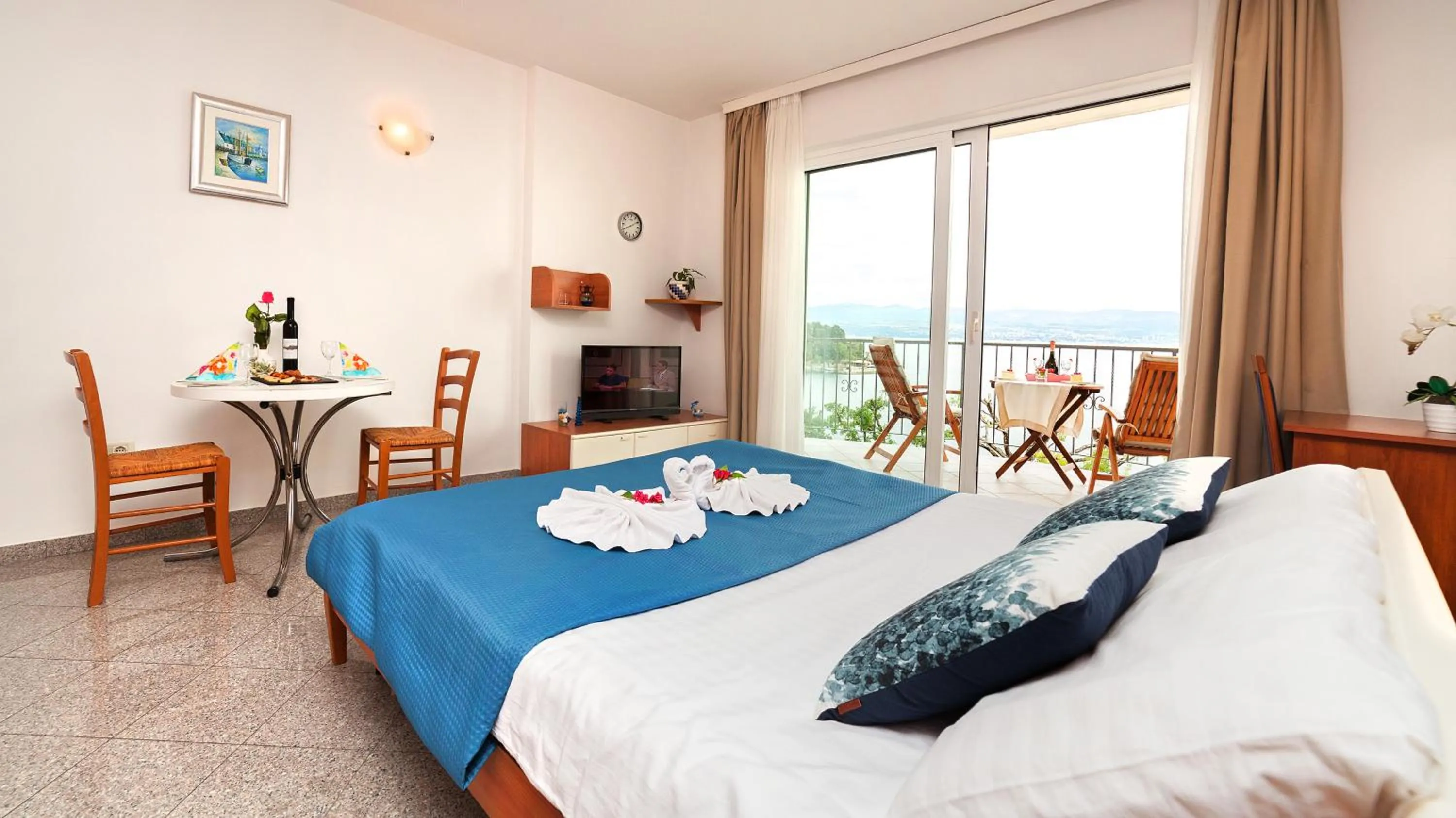 Sea view, Bed in Apartment Villa Lidija