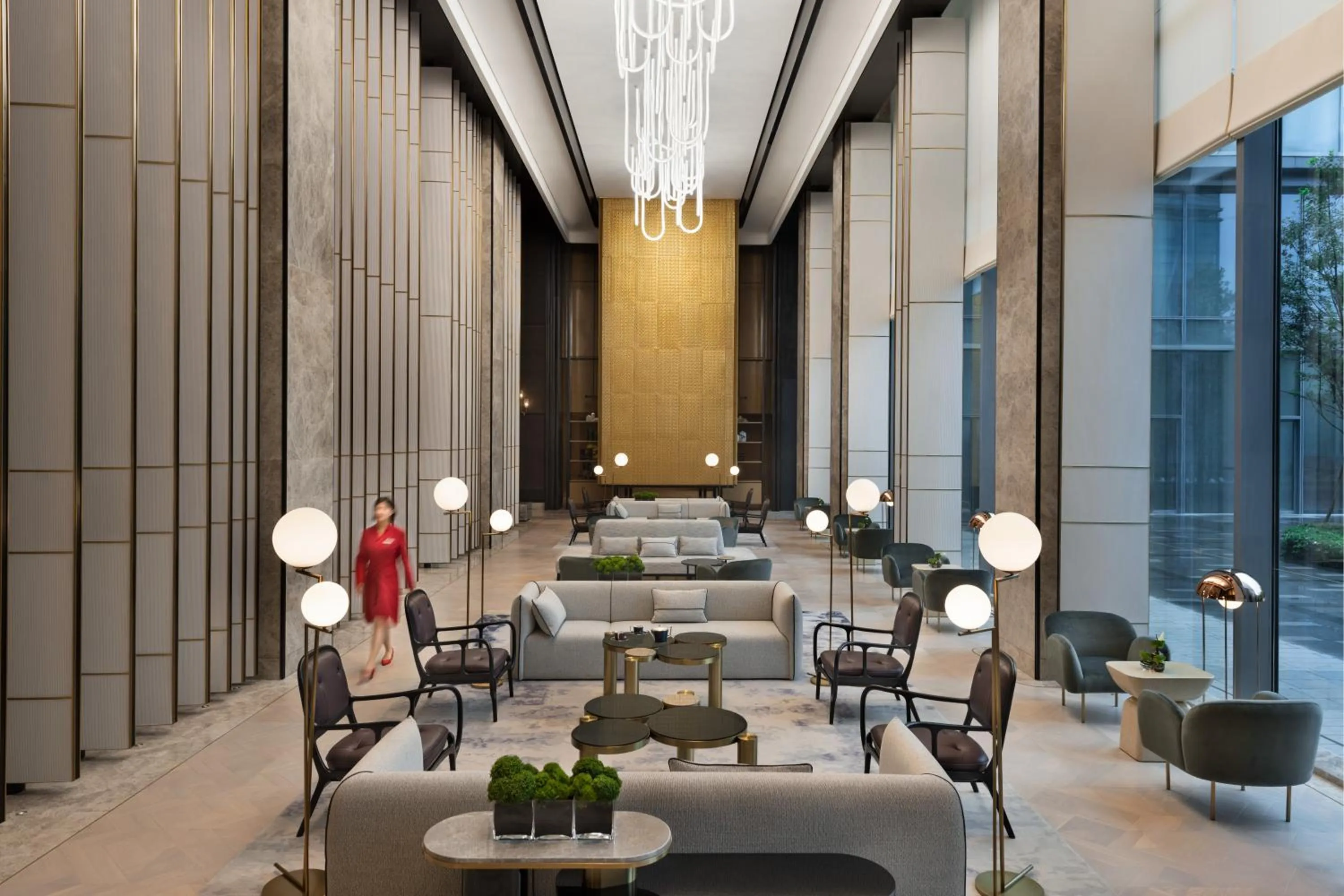 Lobby or reception in Kempinski Hotel Hangzhou