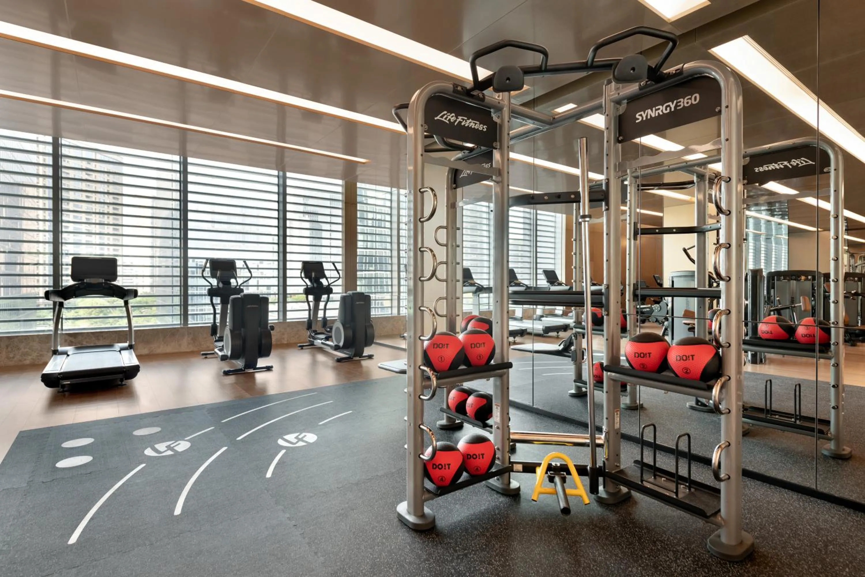 Fitness centre/facilities in Kempinski Hotel Hangzhou